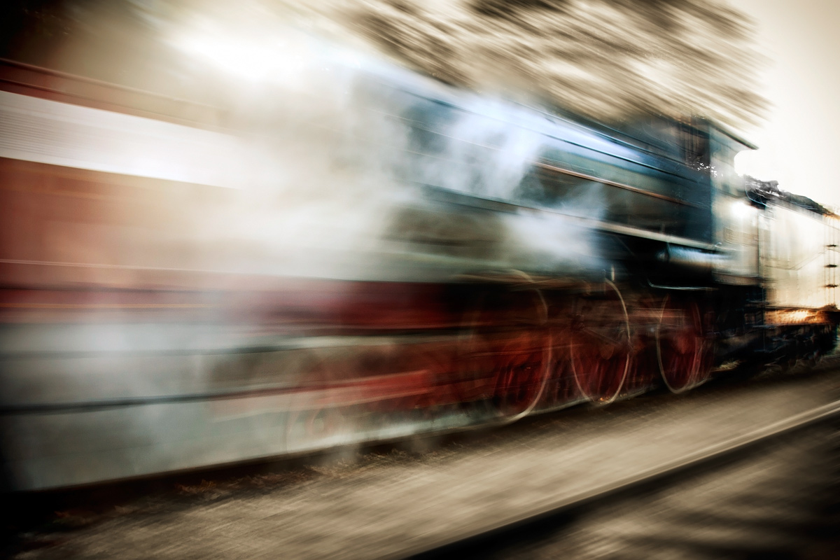 Omaggio a Russolo...Dinamismo di un treno