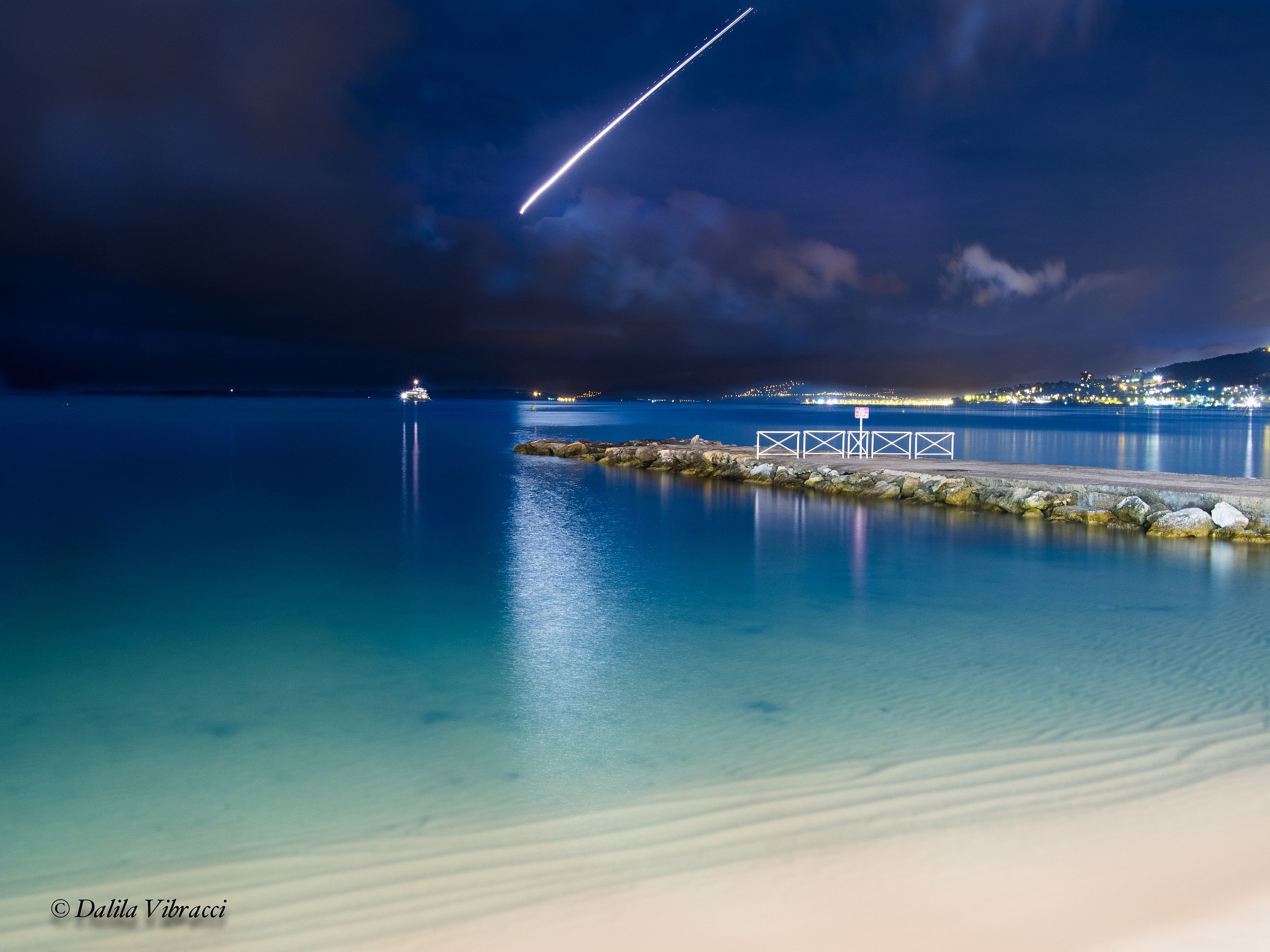 Night on the coast azurra2