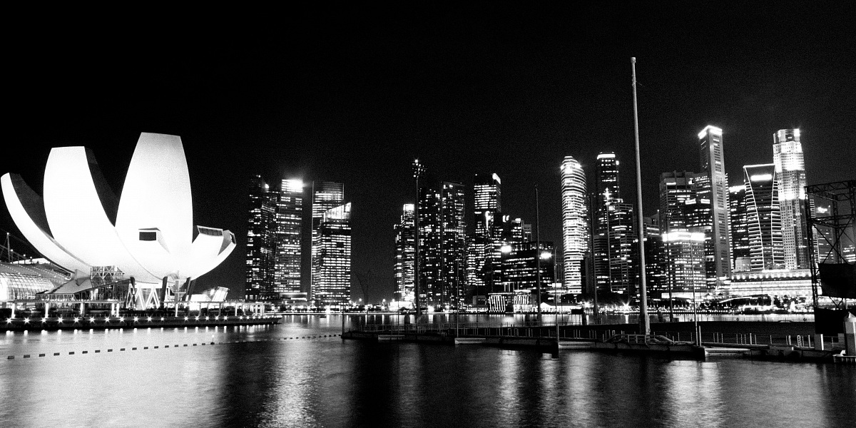 Singapore in black & white
