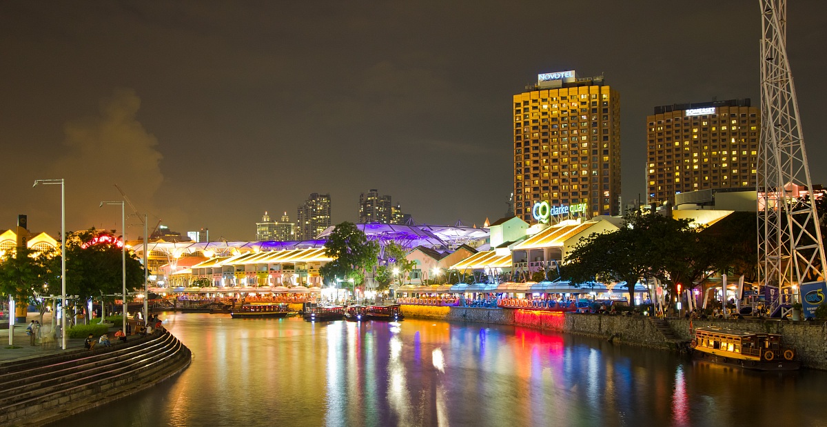Singapore by night