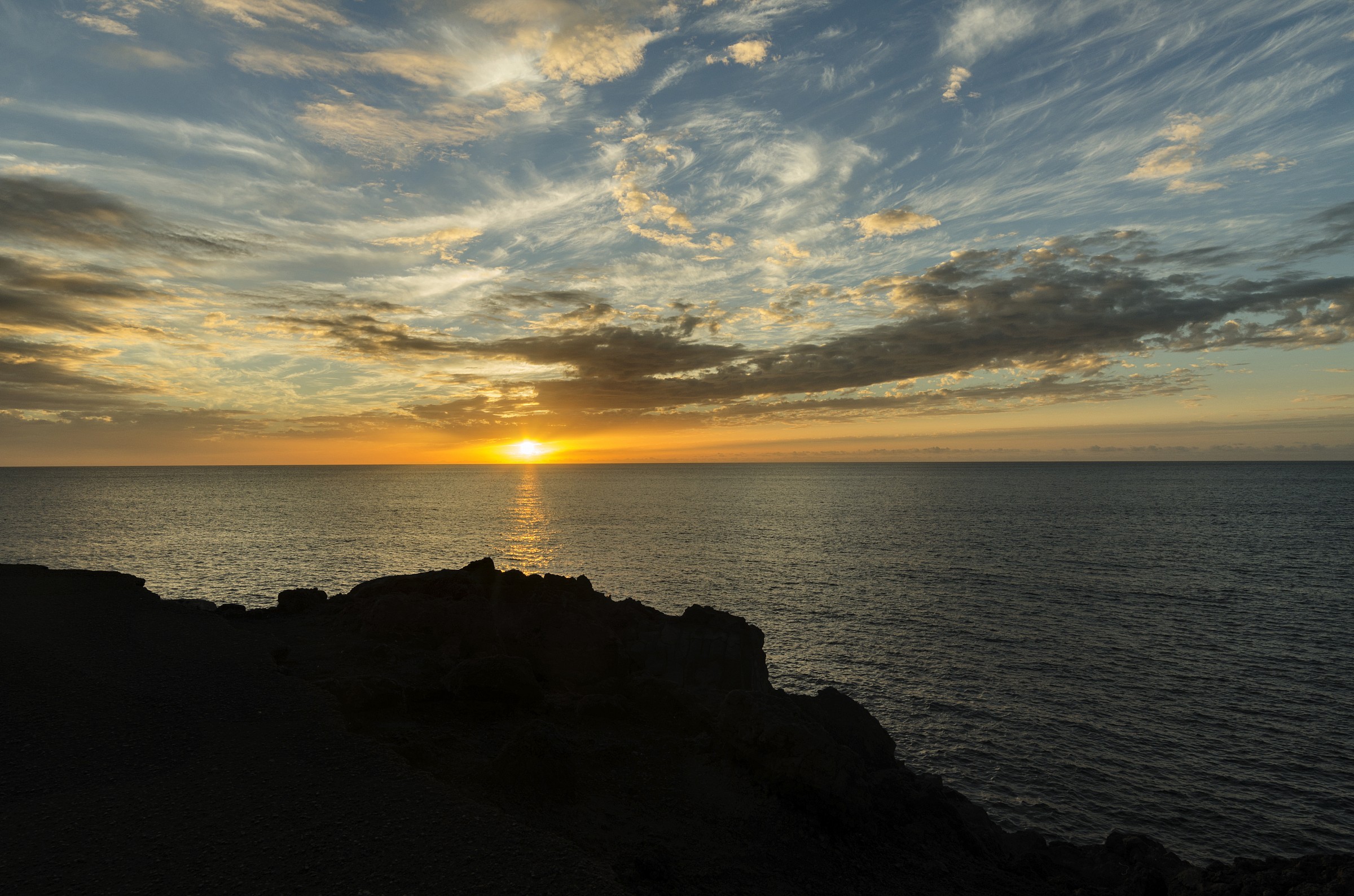 Sunset on Lanzarote