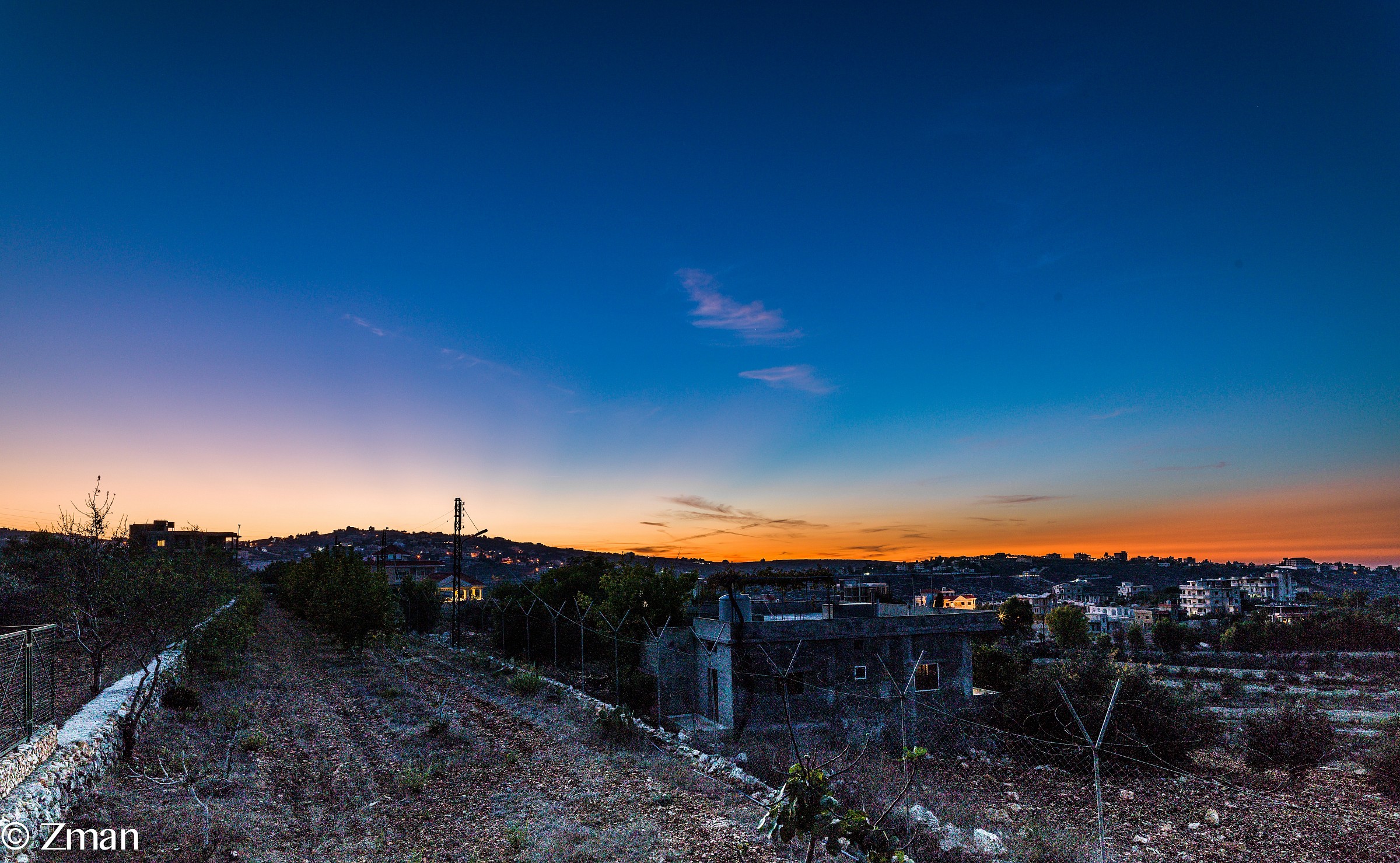 Sunset over the Hills