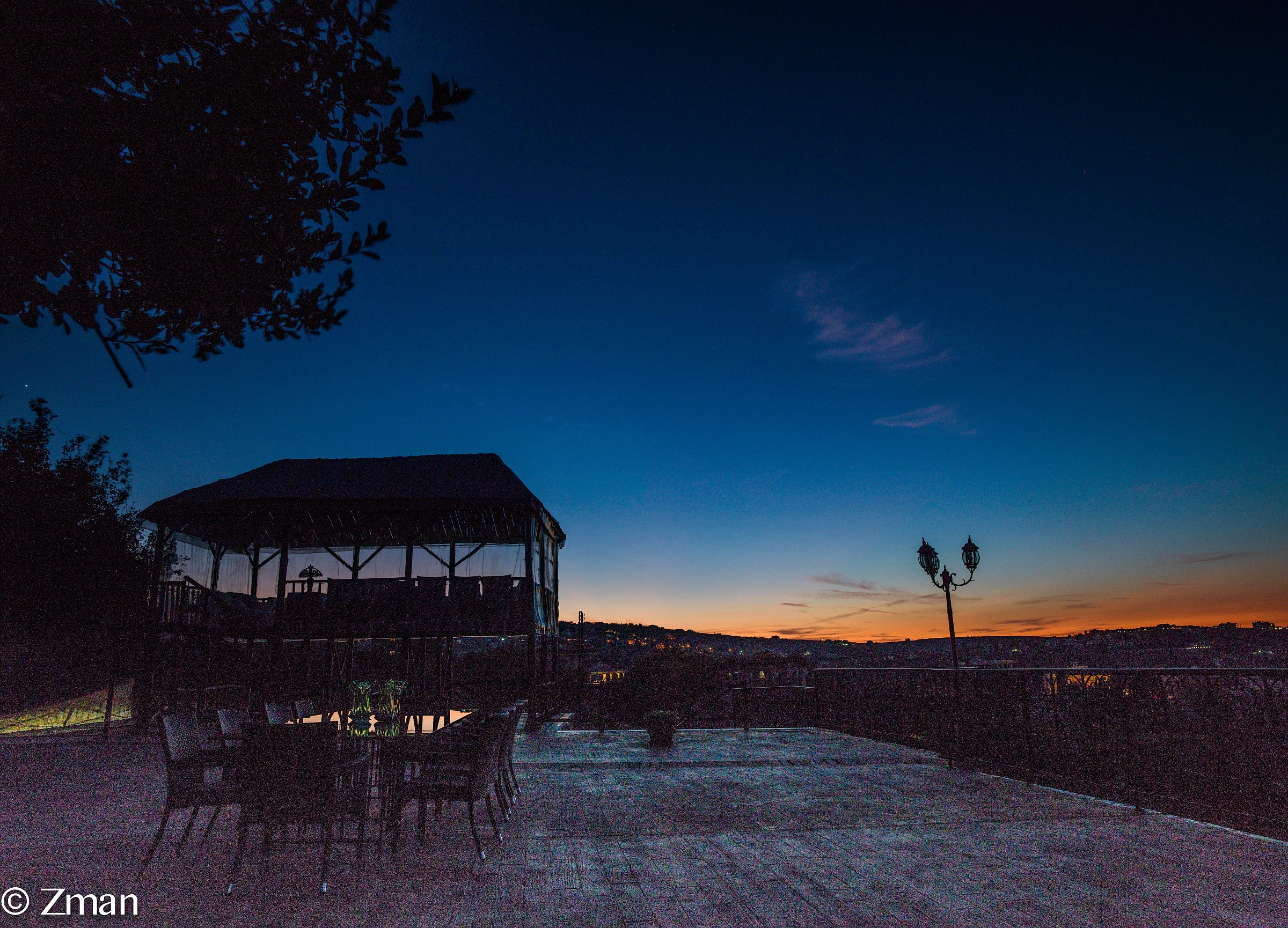 Tramonto sopra il Gazebo