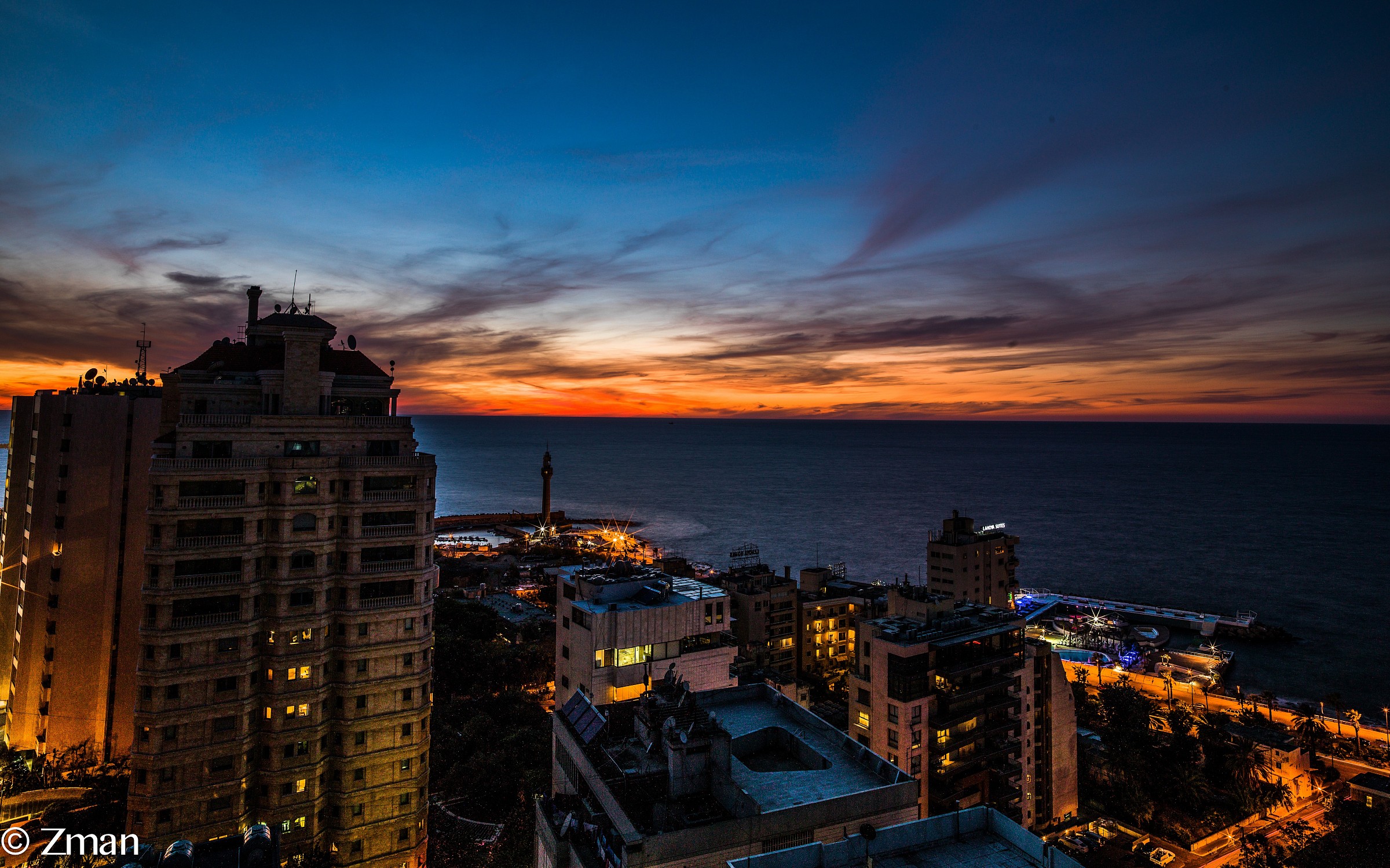 Sunset in Beirut
