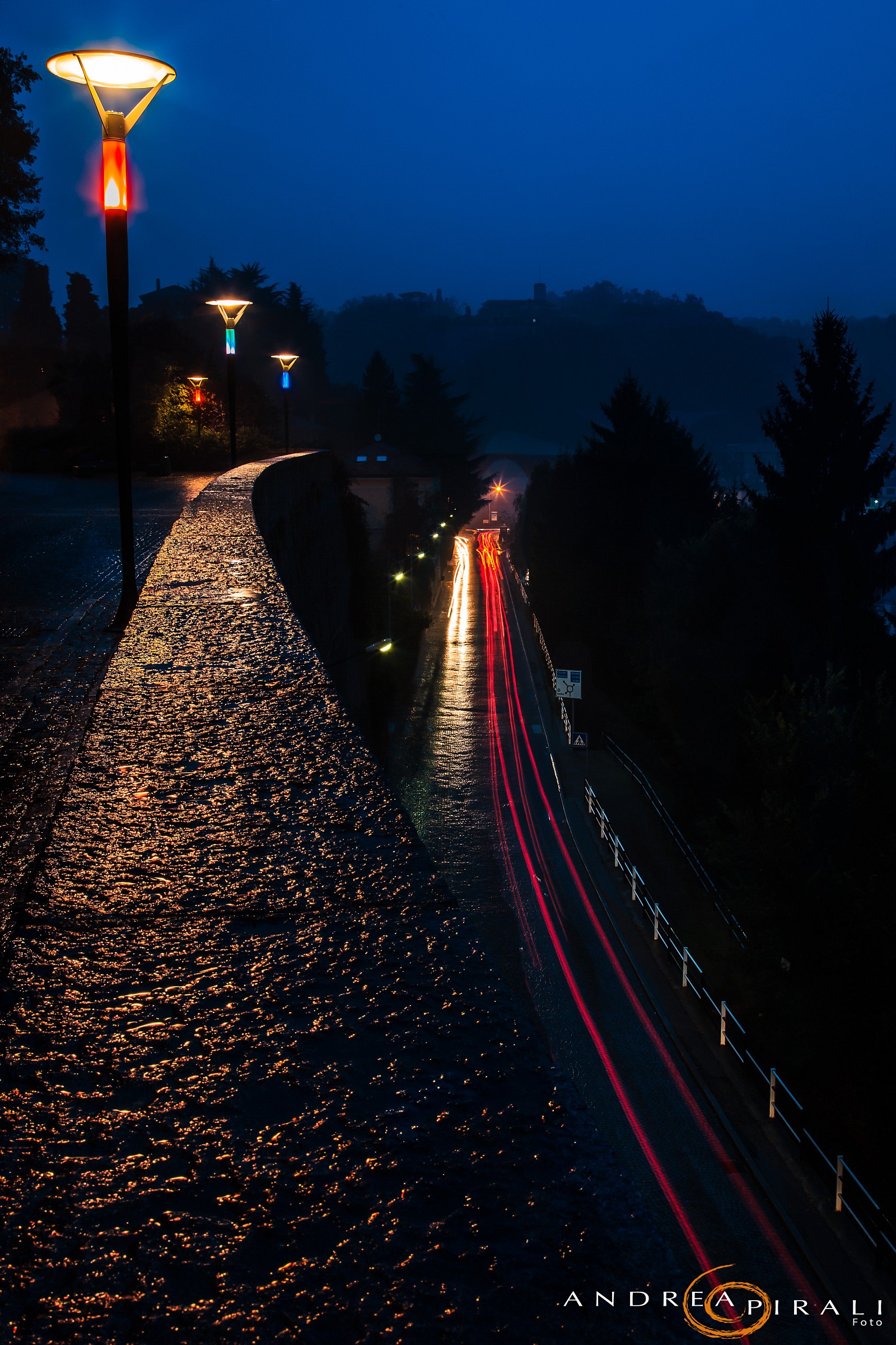 Lampioni e scie