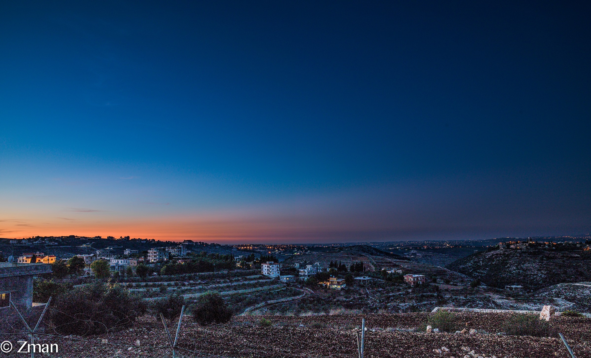 Tramonto sulle colline