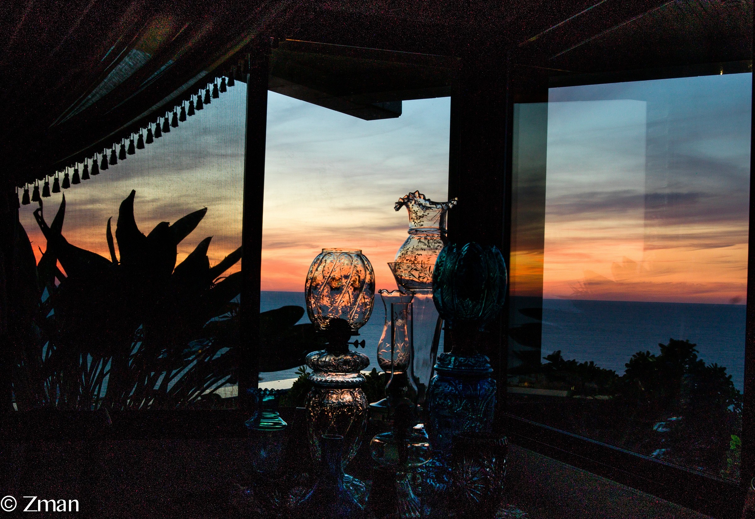 Guardare il tramonto dalla mia finestra