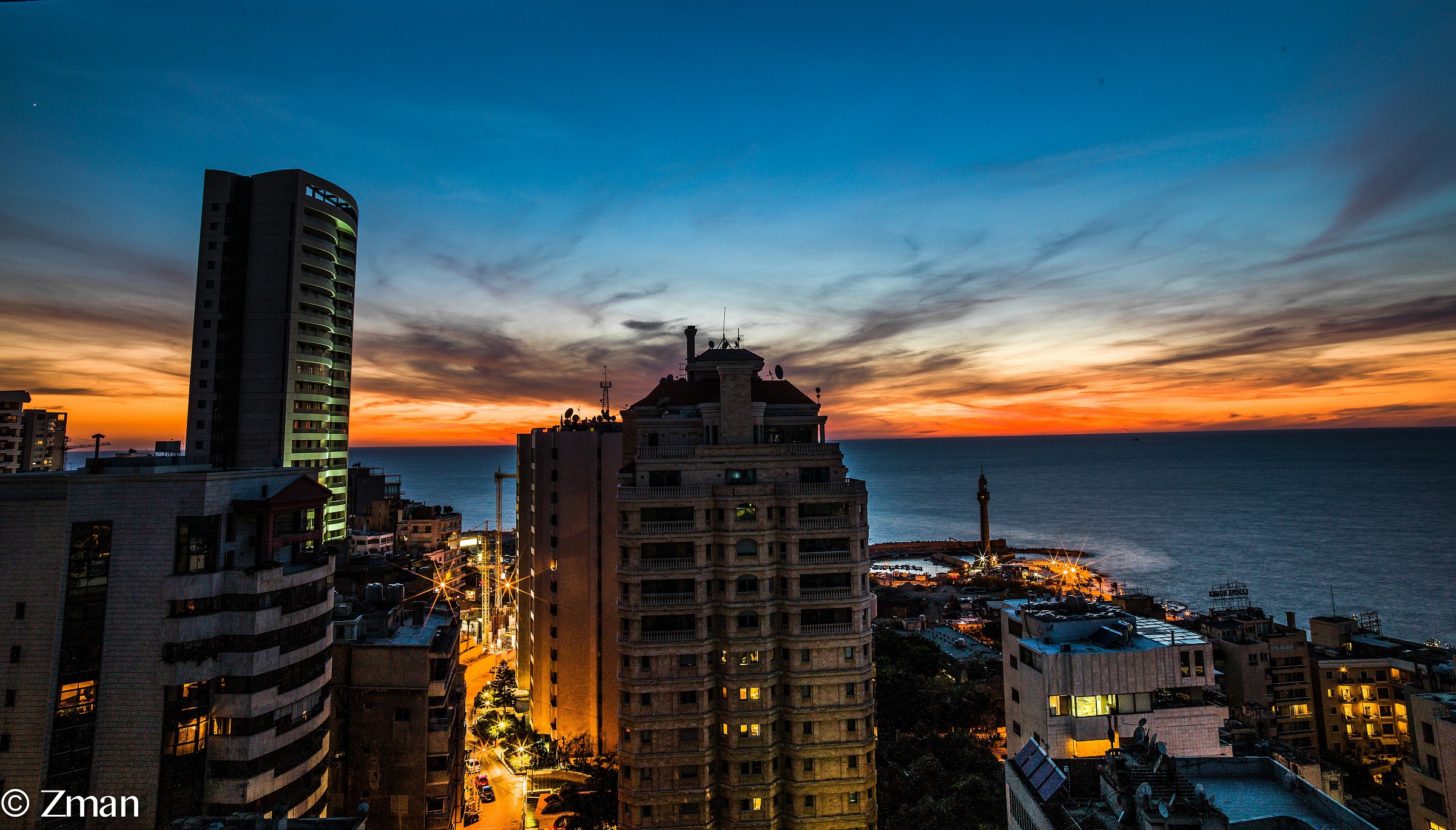 Guardare il tramonto dal mio balcone