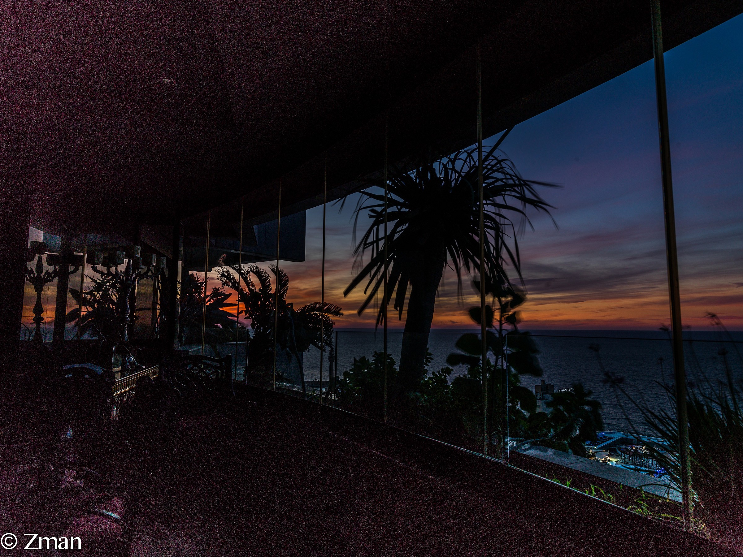 Guardare il tramonto dal mio balcone