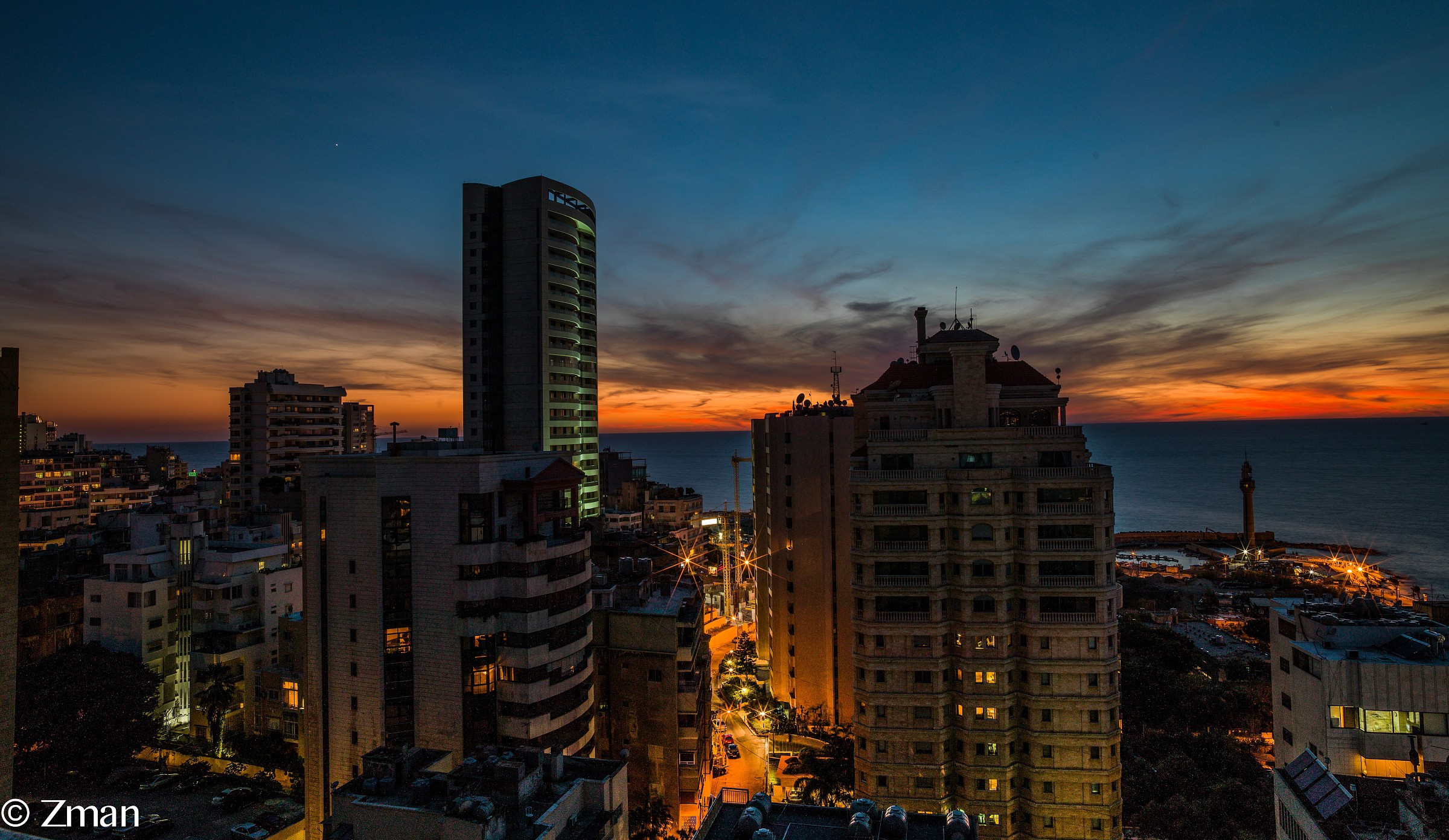 Guardare il tramonto dal mio balcone