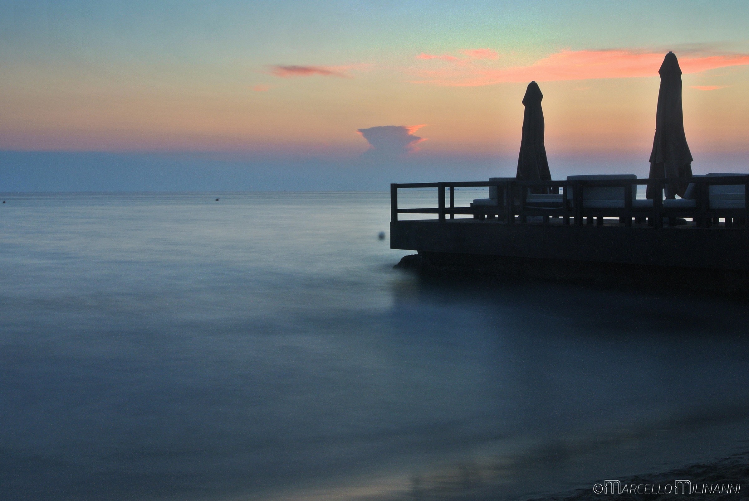 tranquillità dopo il tramonto