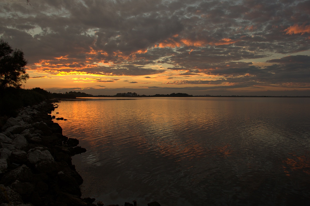 ... sunset in October ...