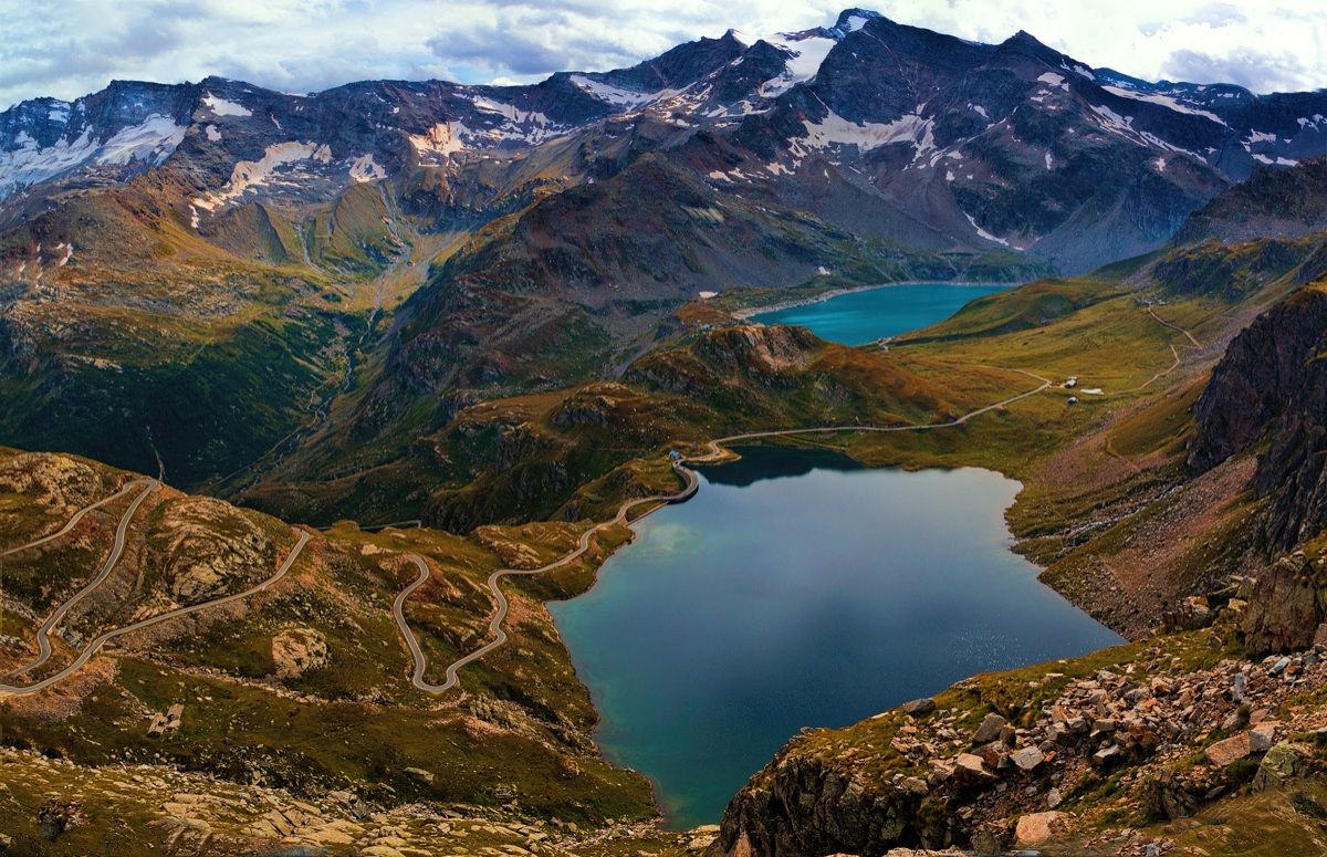 Diga del Serrù e Lago Agnel
