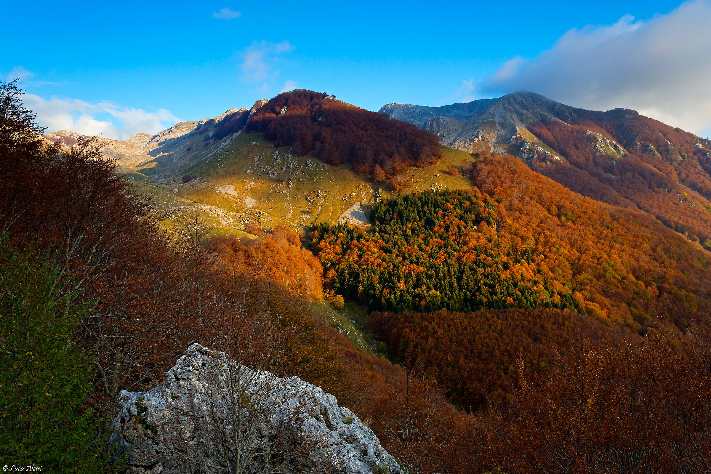 The Mainarde at sunset