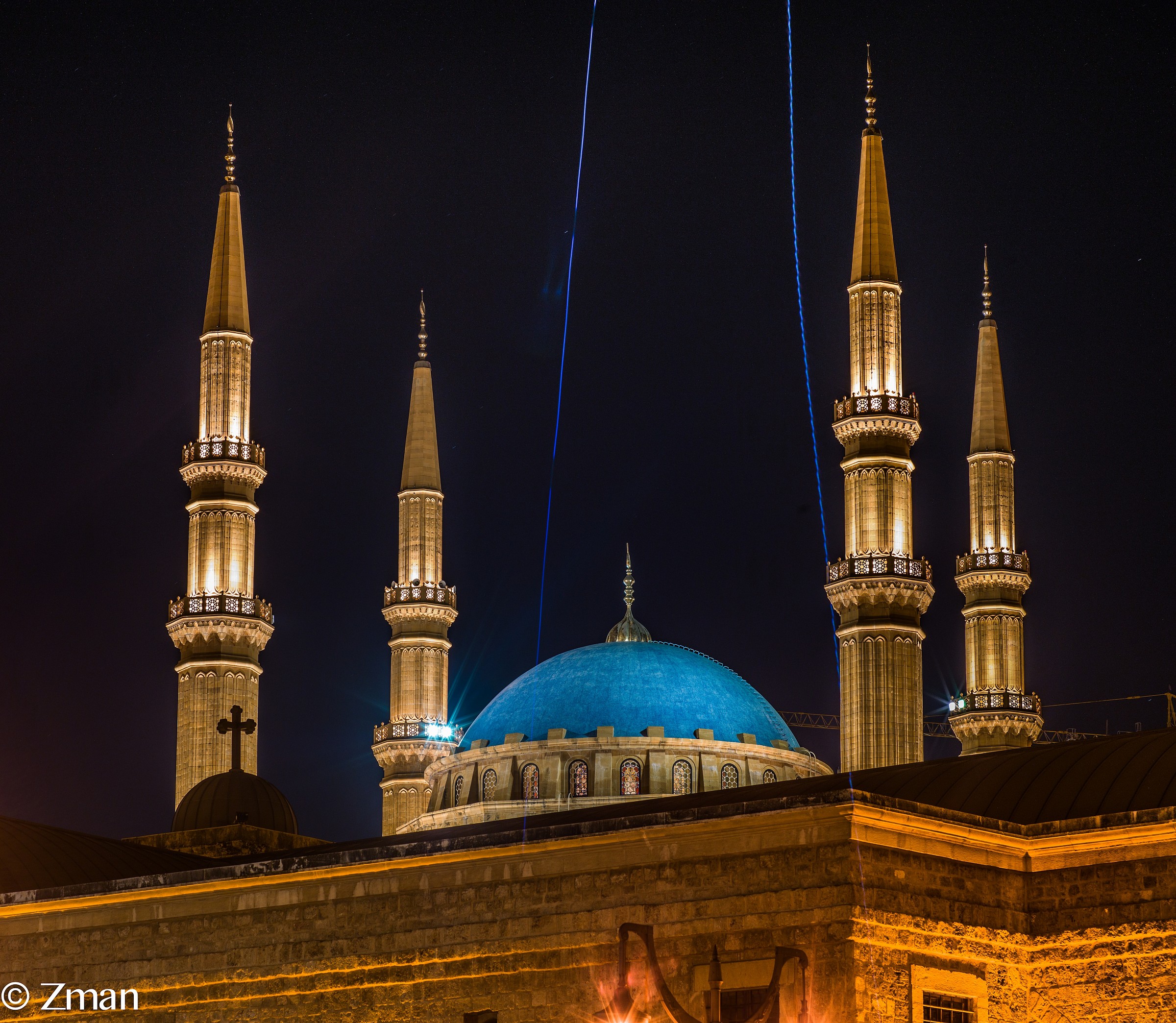 St.Georges Chiesa e Mohammad Alamine Moschea