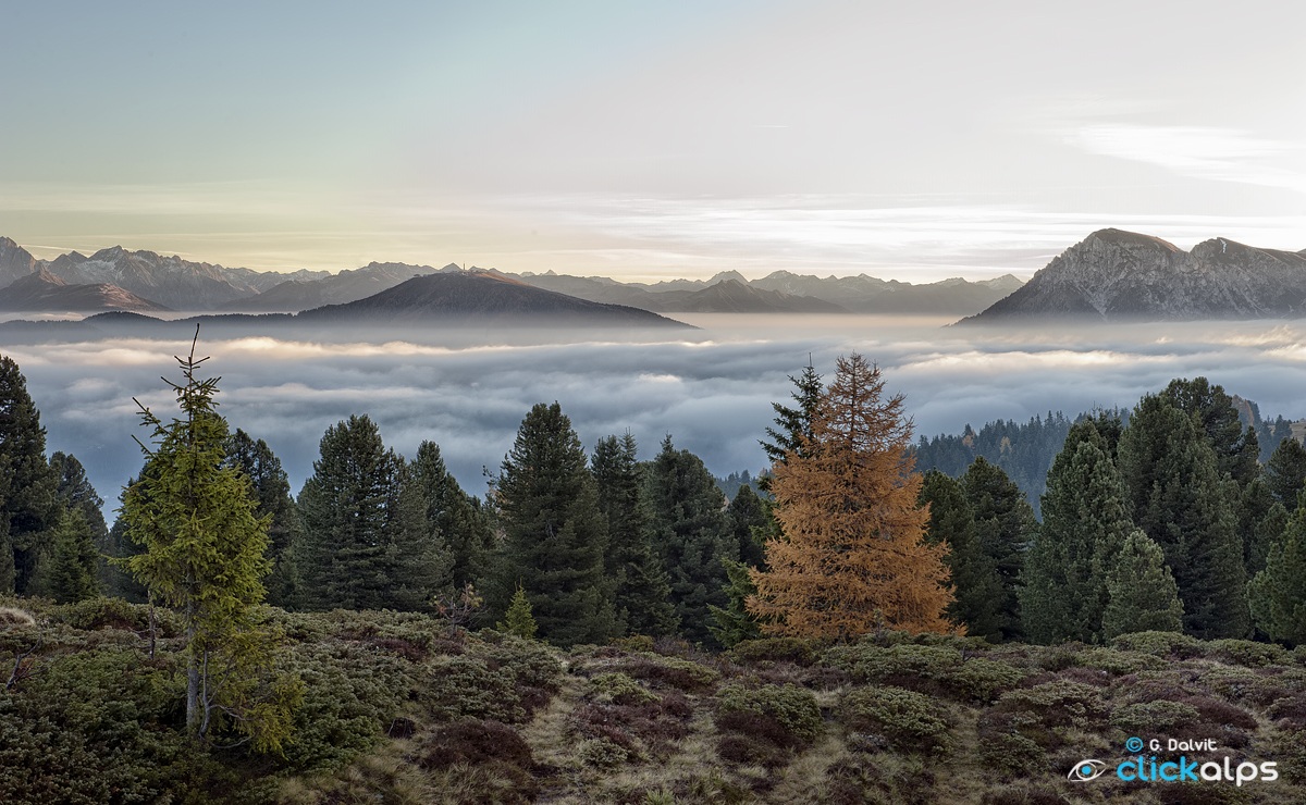 Autumn Sunrise at high altitude