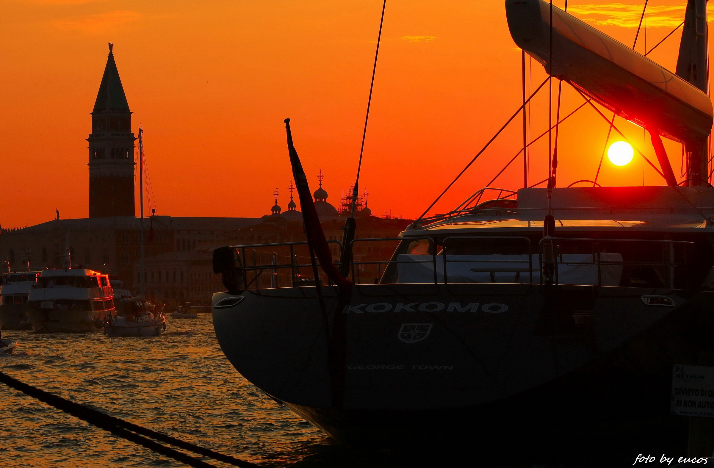 tramonto a Venezia