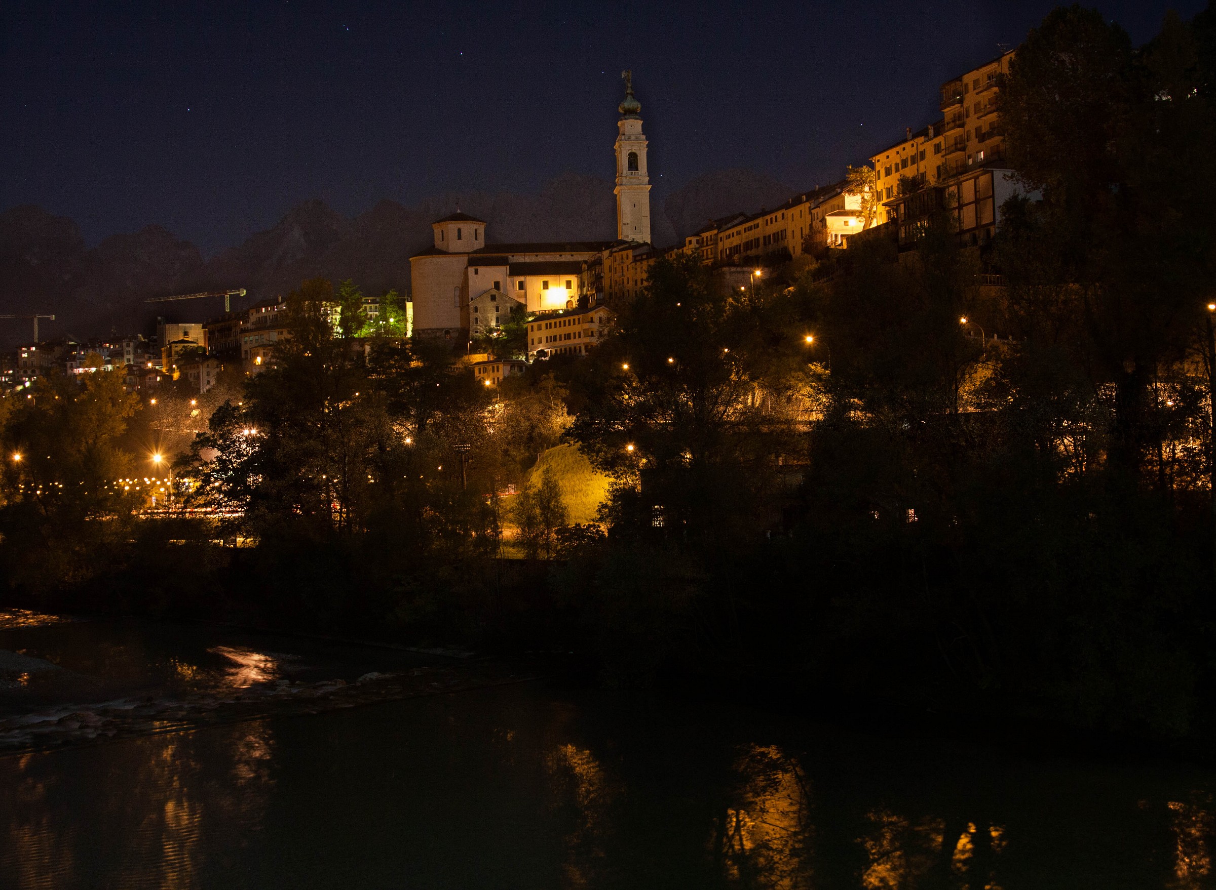 Belluno by night