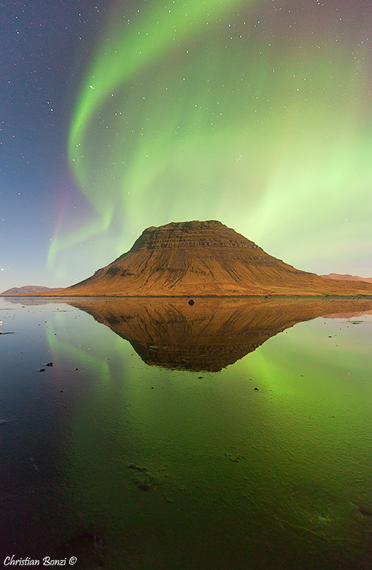 Kirkjufell Aurora