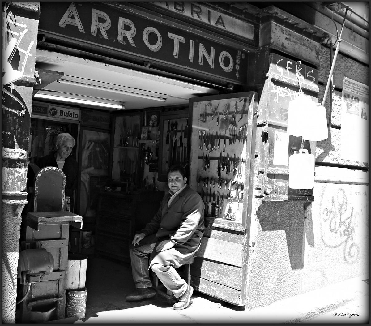 the grinder, Vucciria, Palermo