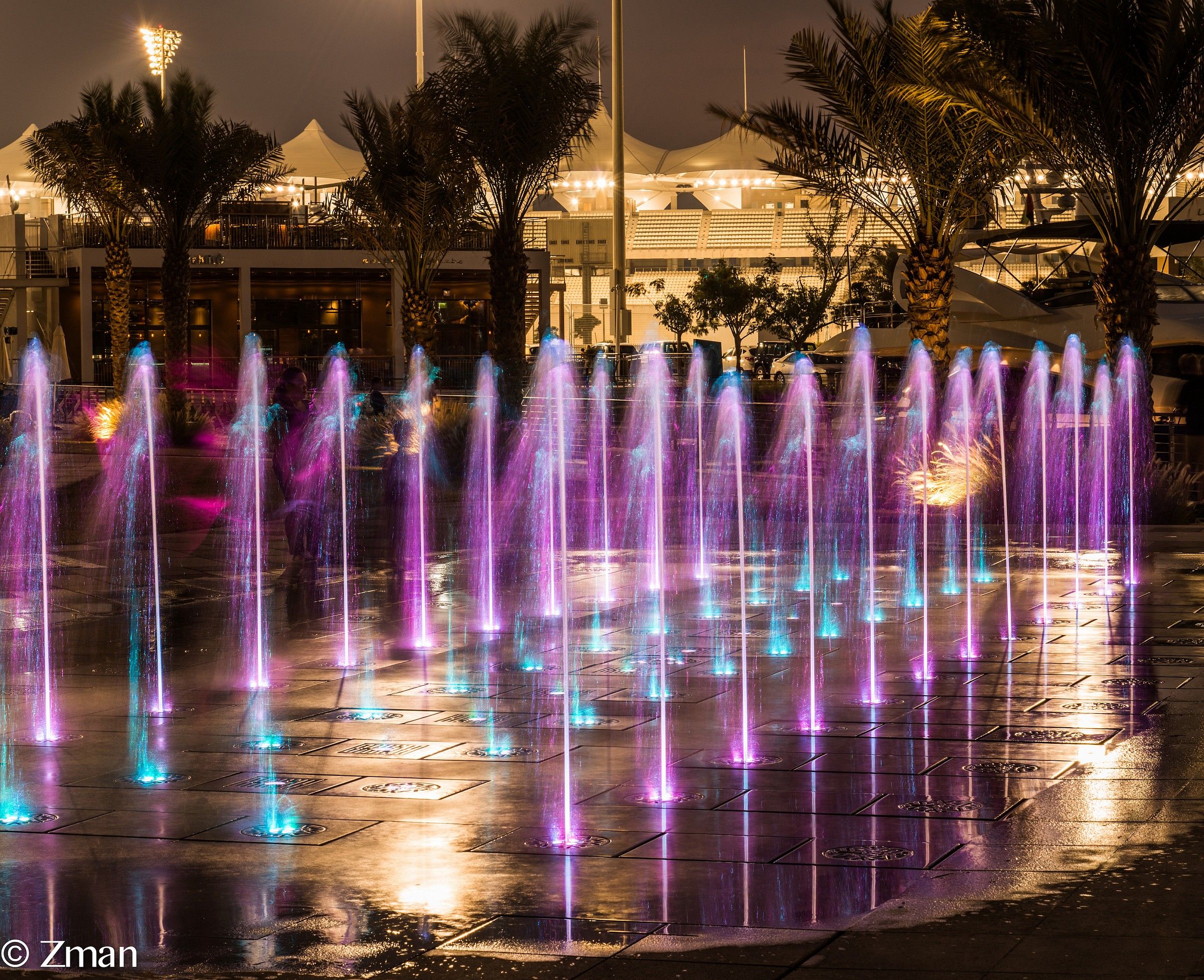 The Fountain in Yas Marina