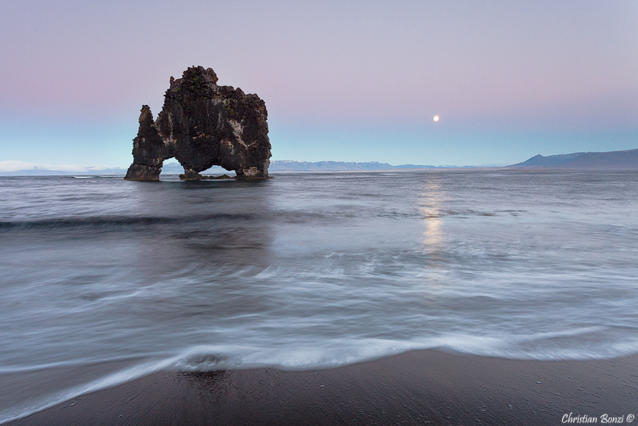 Hvitserkur Afterglow