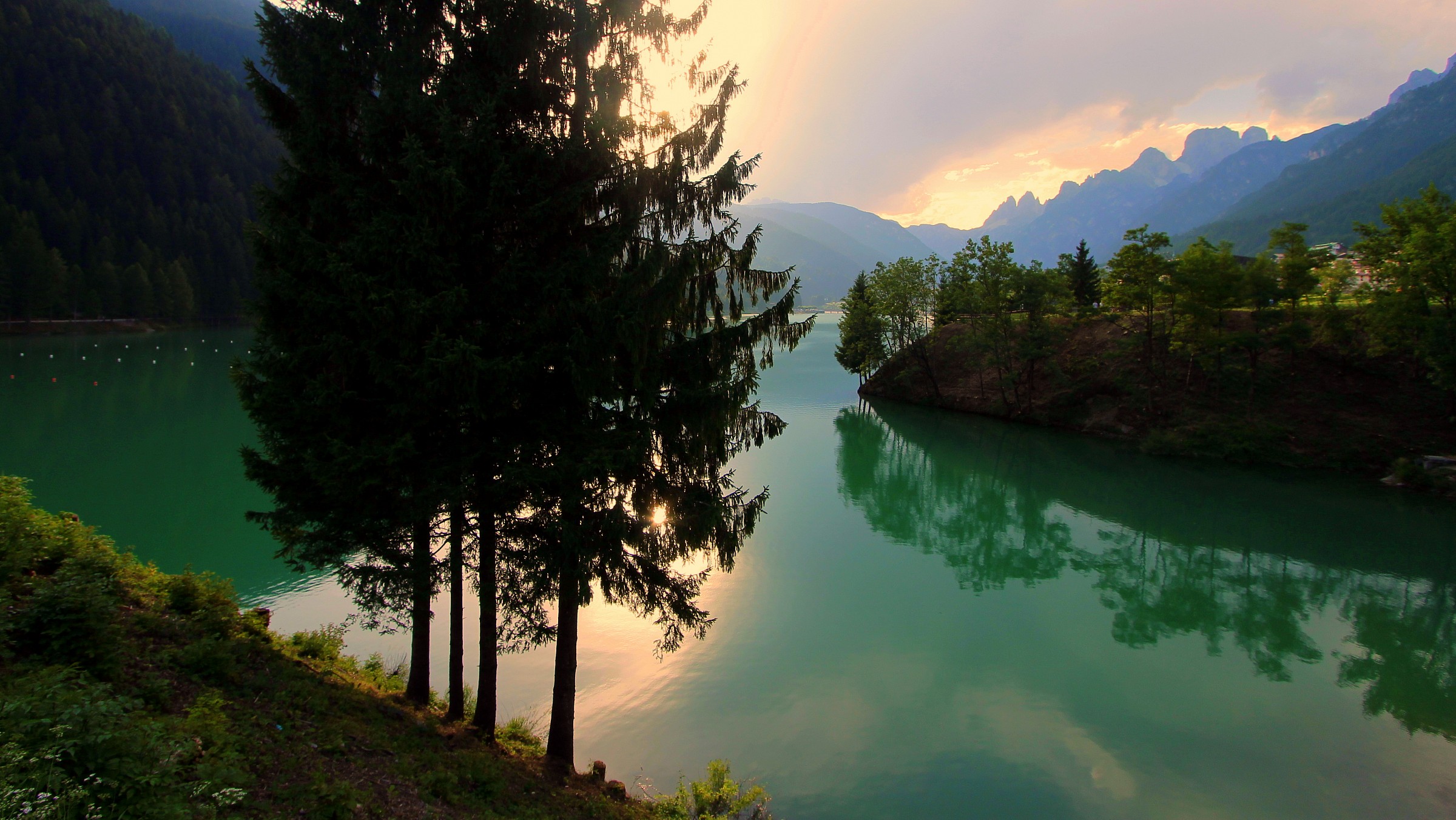 The magic of the lake ...