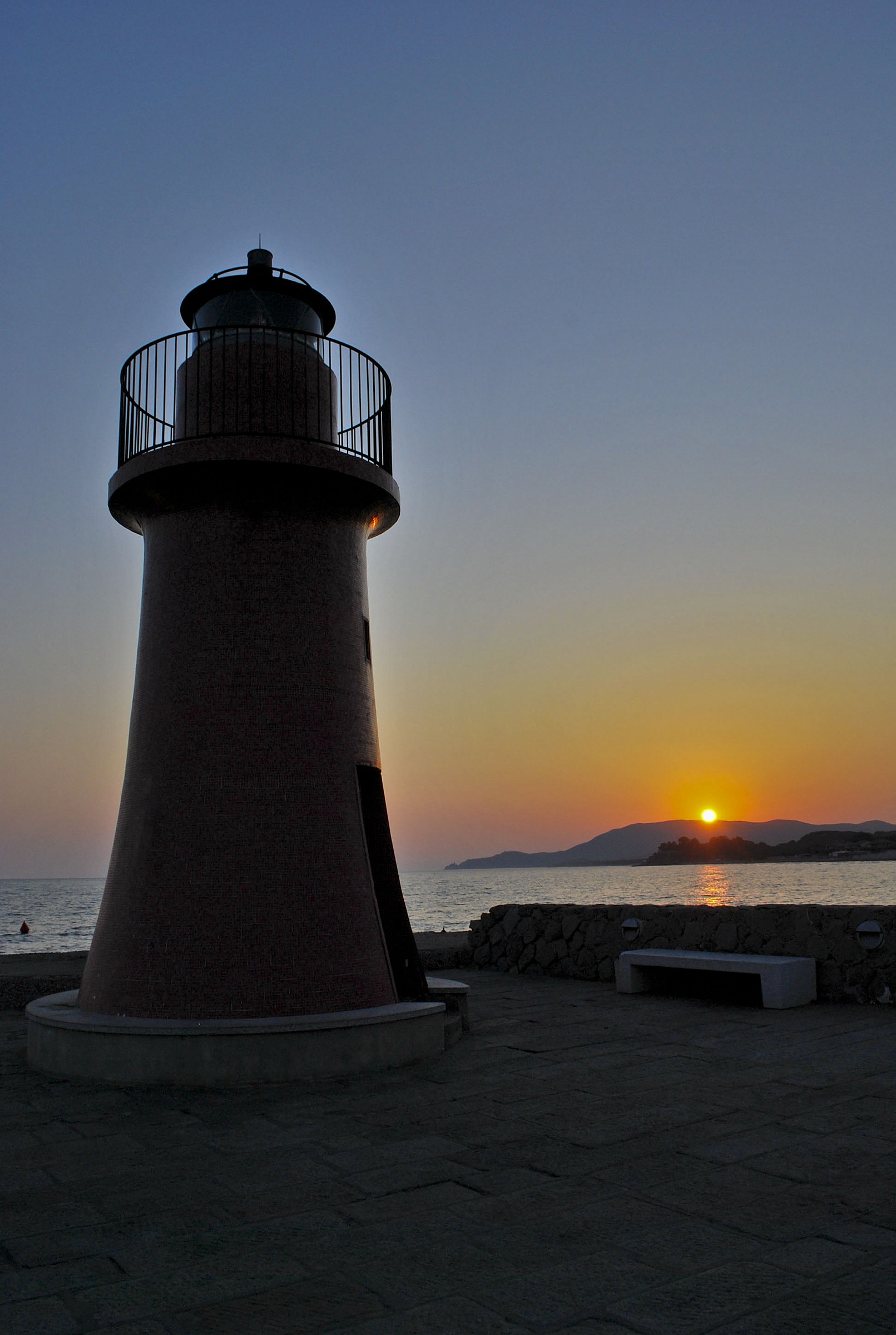 sunset at the lighthouse