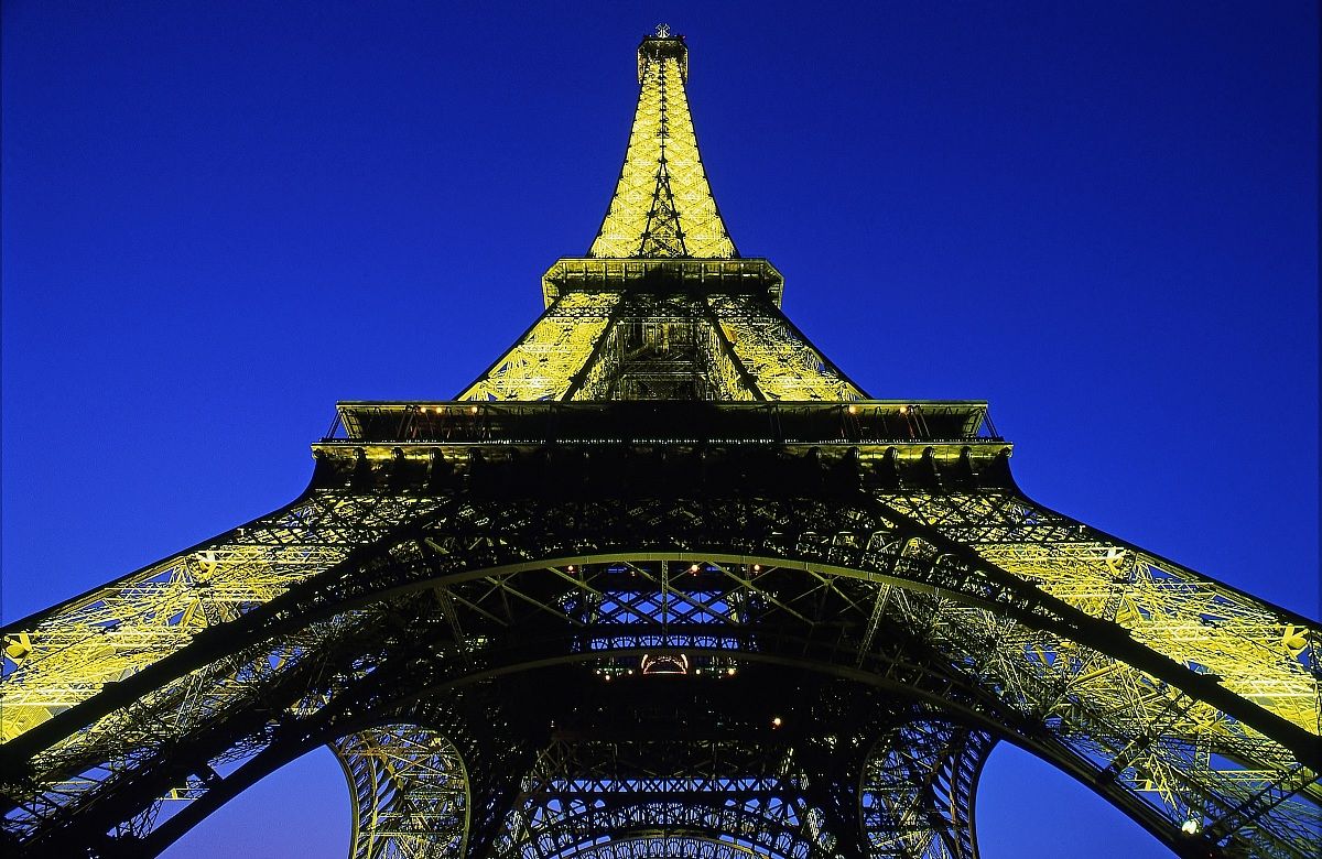 The Eiffel Tower stands smug