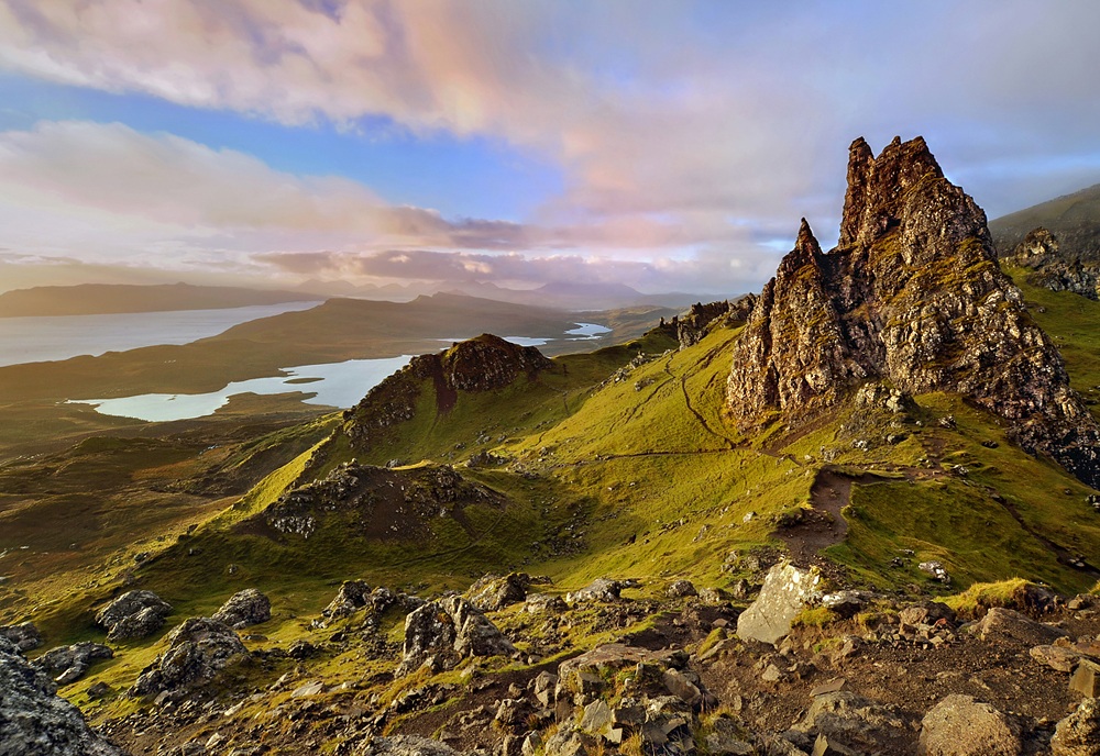 Old Man of Storr isola di Skye scozia
