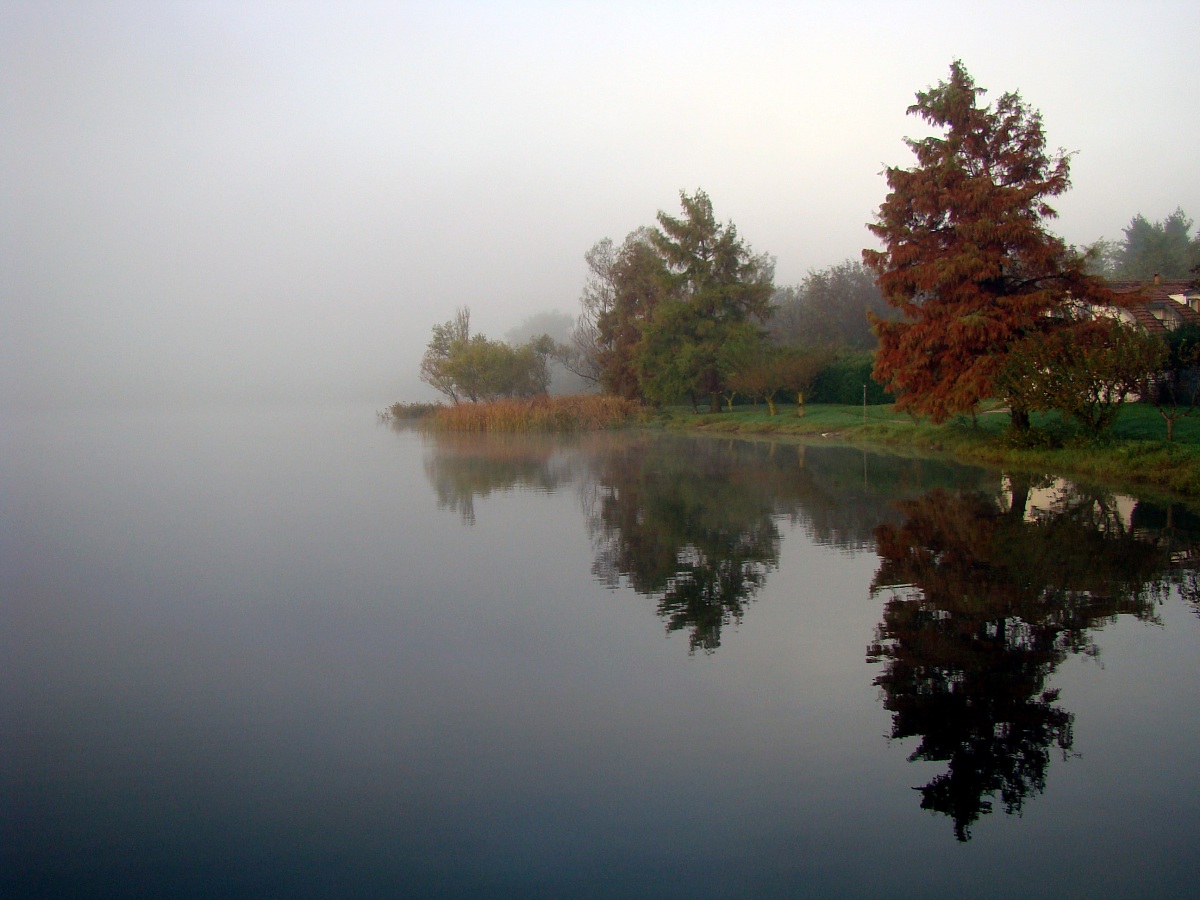 Lake Varese. Reflections