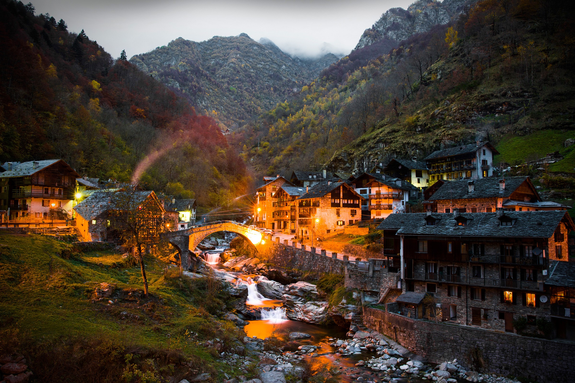 Autumn in Sesia Valley Rassa