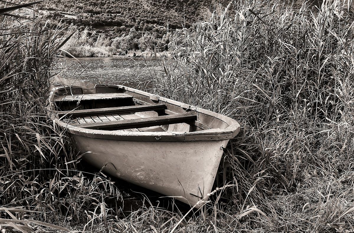 Barca abbandonata