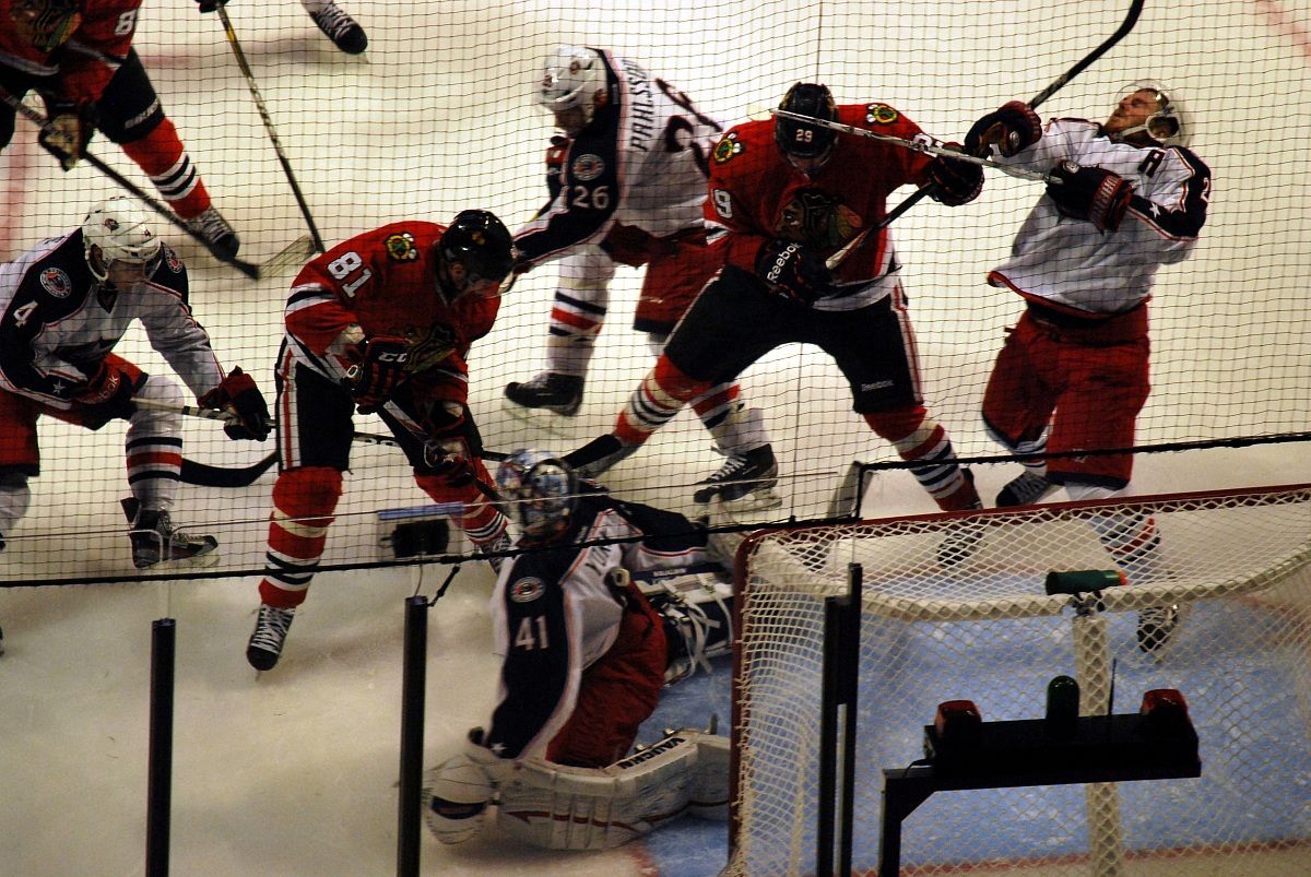 chicago balckhawks vs columbus blue jackets 2011-2012
