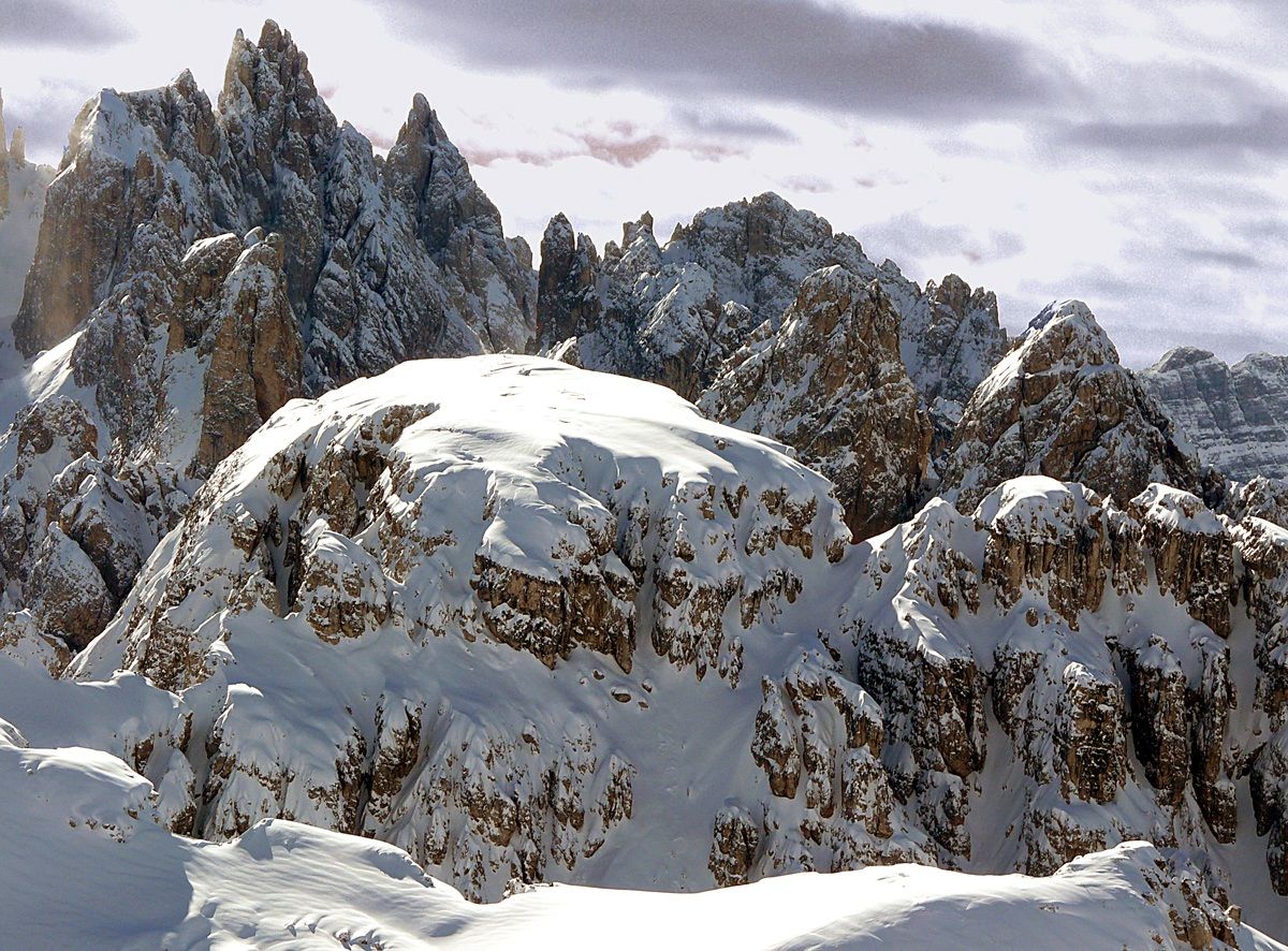 Salendo al rifugio Auronzo