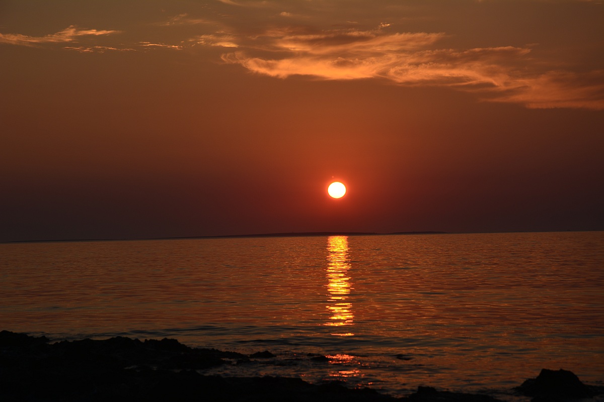 Sunset in Sardinia Is'Arutas