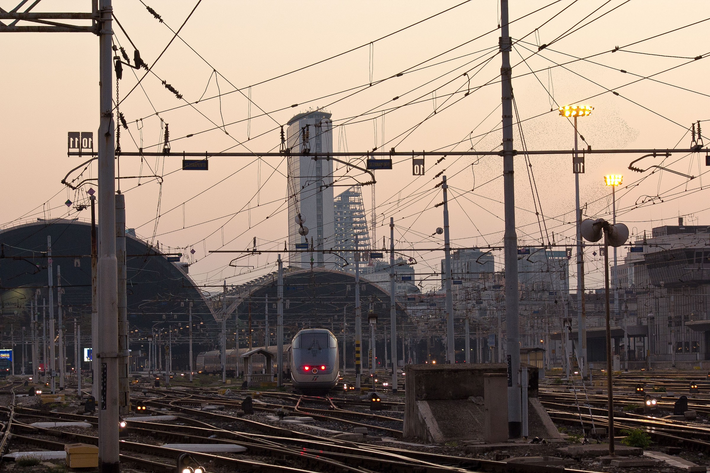 c'è chi parte e chi arriva......