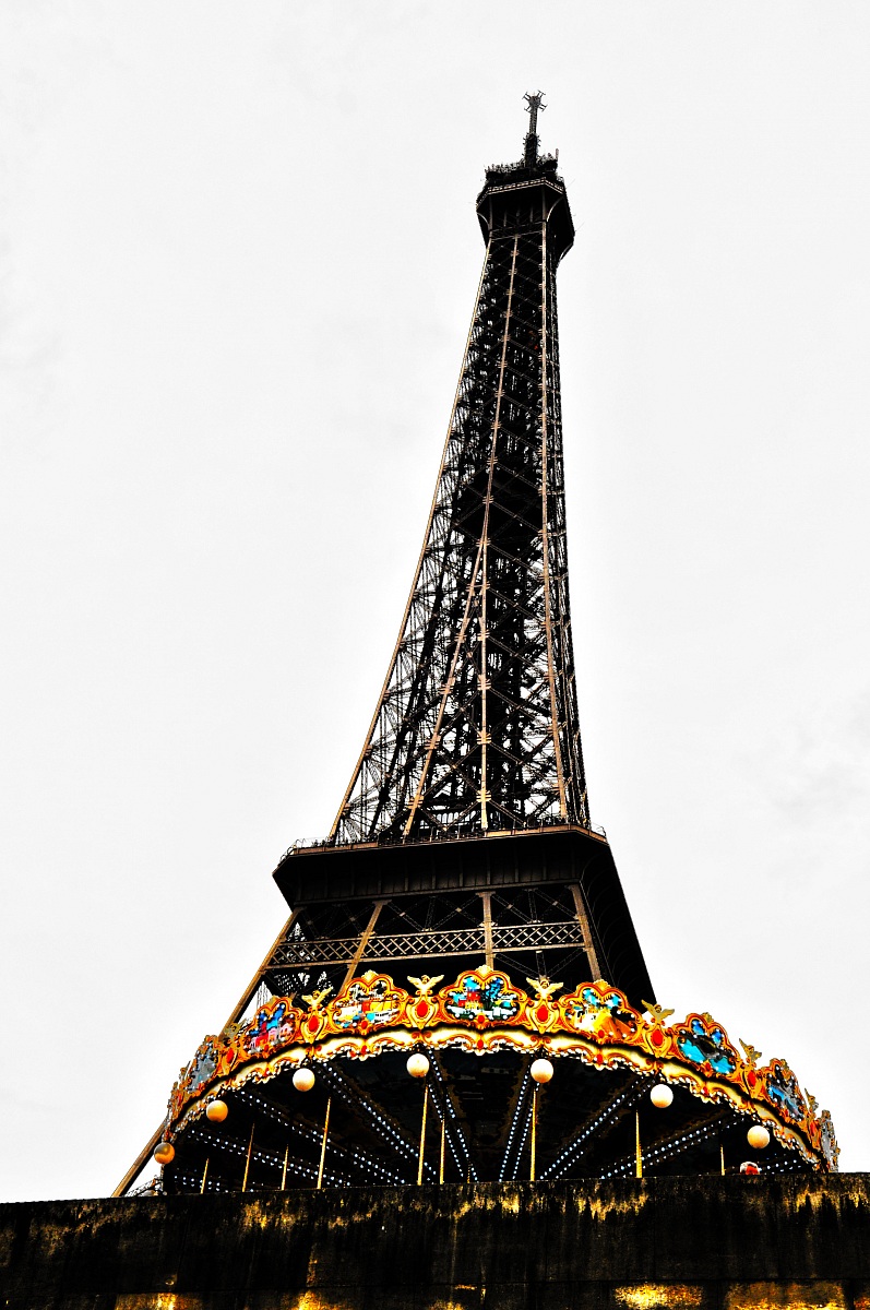 the tower from below