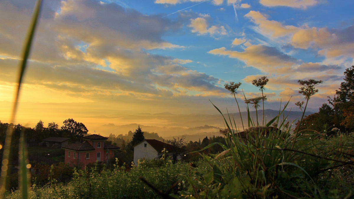 Aurora a Roncole di Bedonia il 19 Ottobre 2013