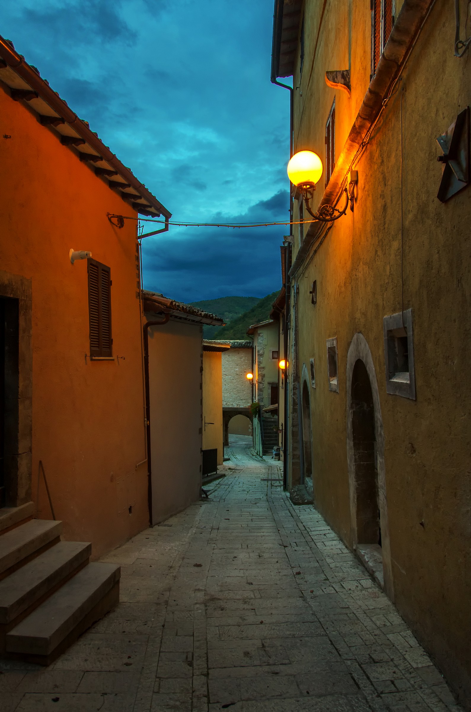 Lanes of Preci at sunset