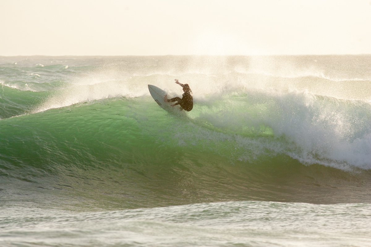 Surf in Varazze: sunset