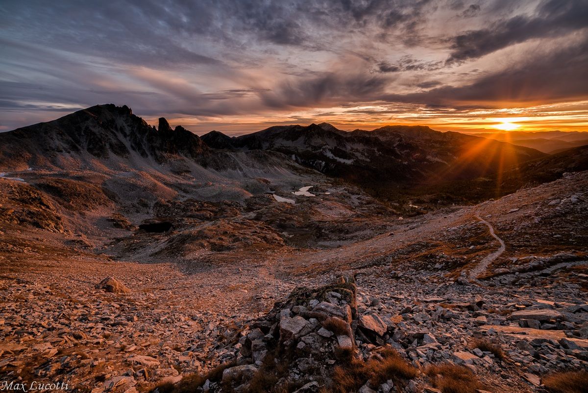 Tramonto al passo di Fremamorta 2