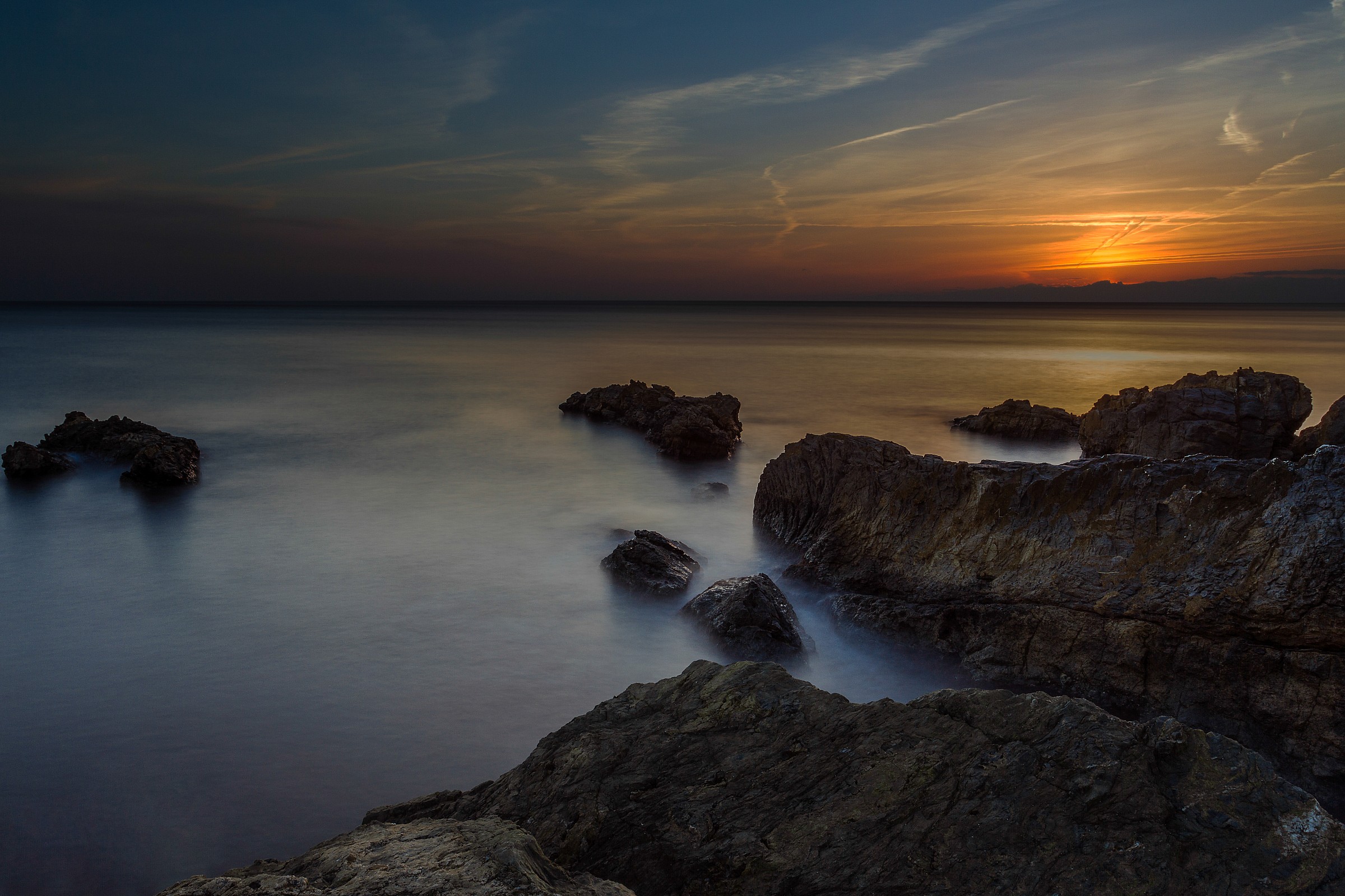 Tramonto a Boccadasse