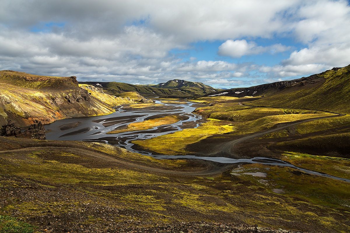 Return from Landmannalaugar