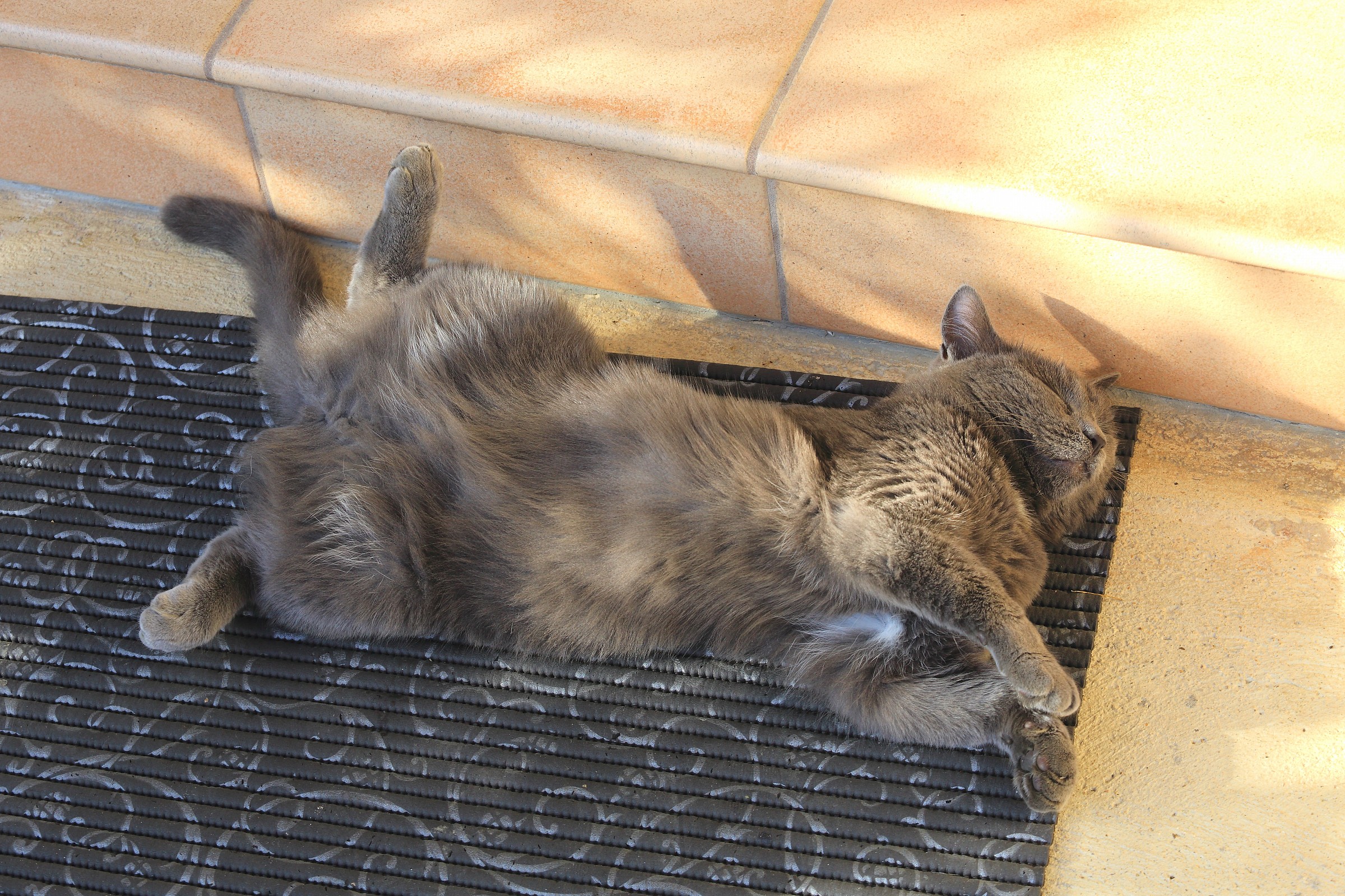 Solar heating.
