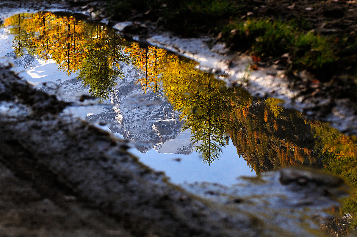 La Testa della Tribolazione si specchia