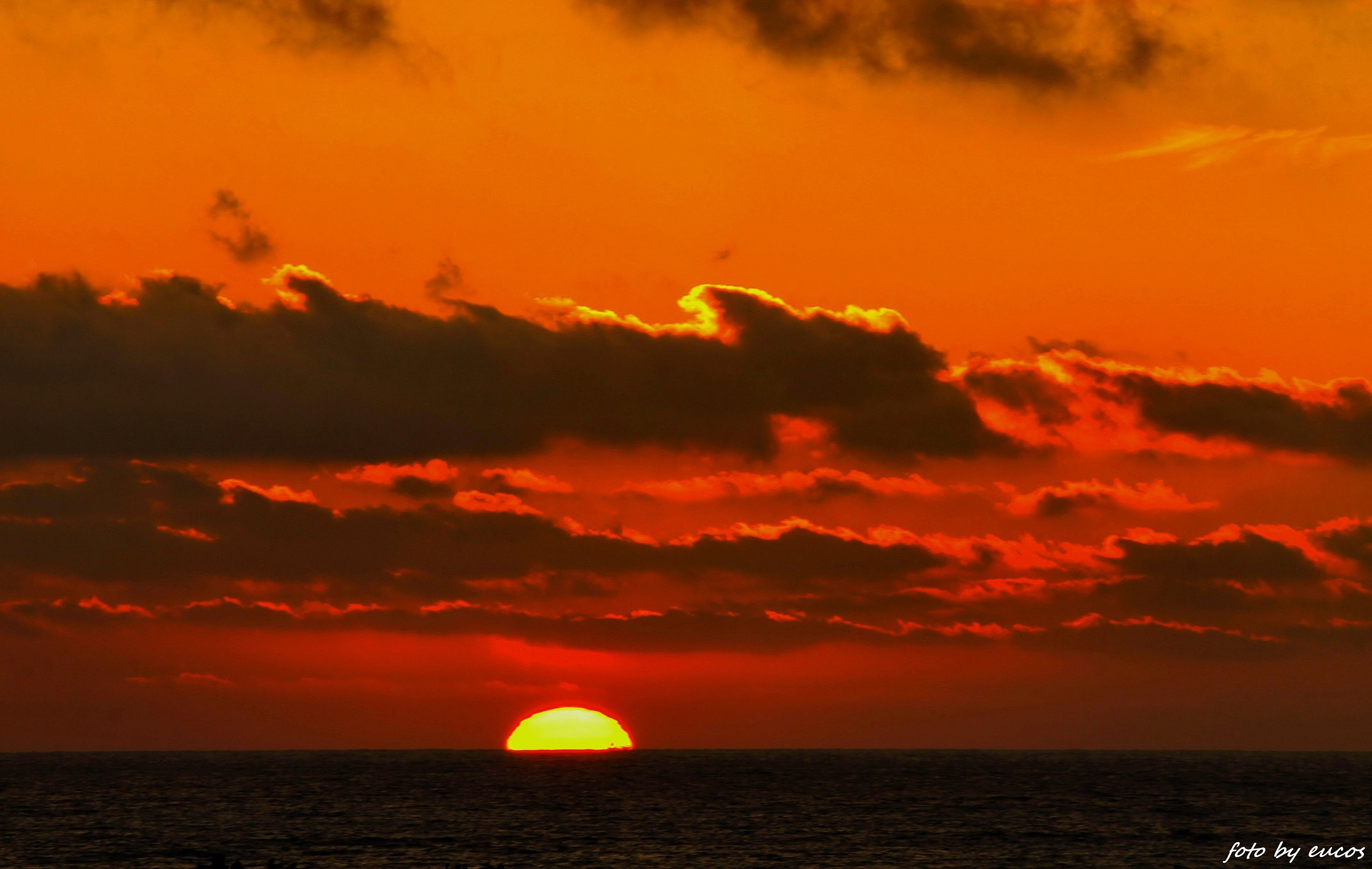 tramonto a Rosignano S. (Livorno)