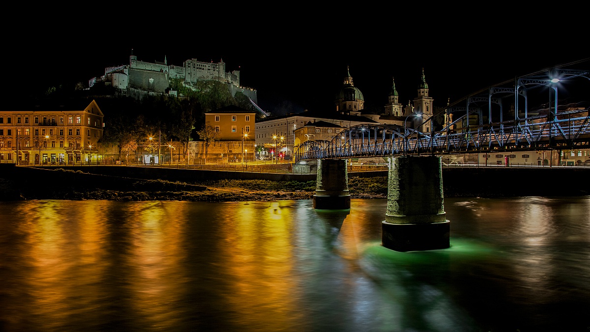 Salzburg by night