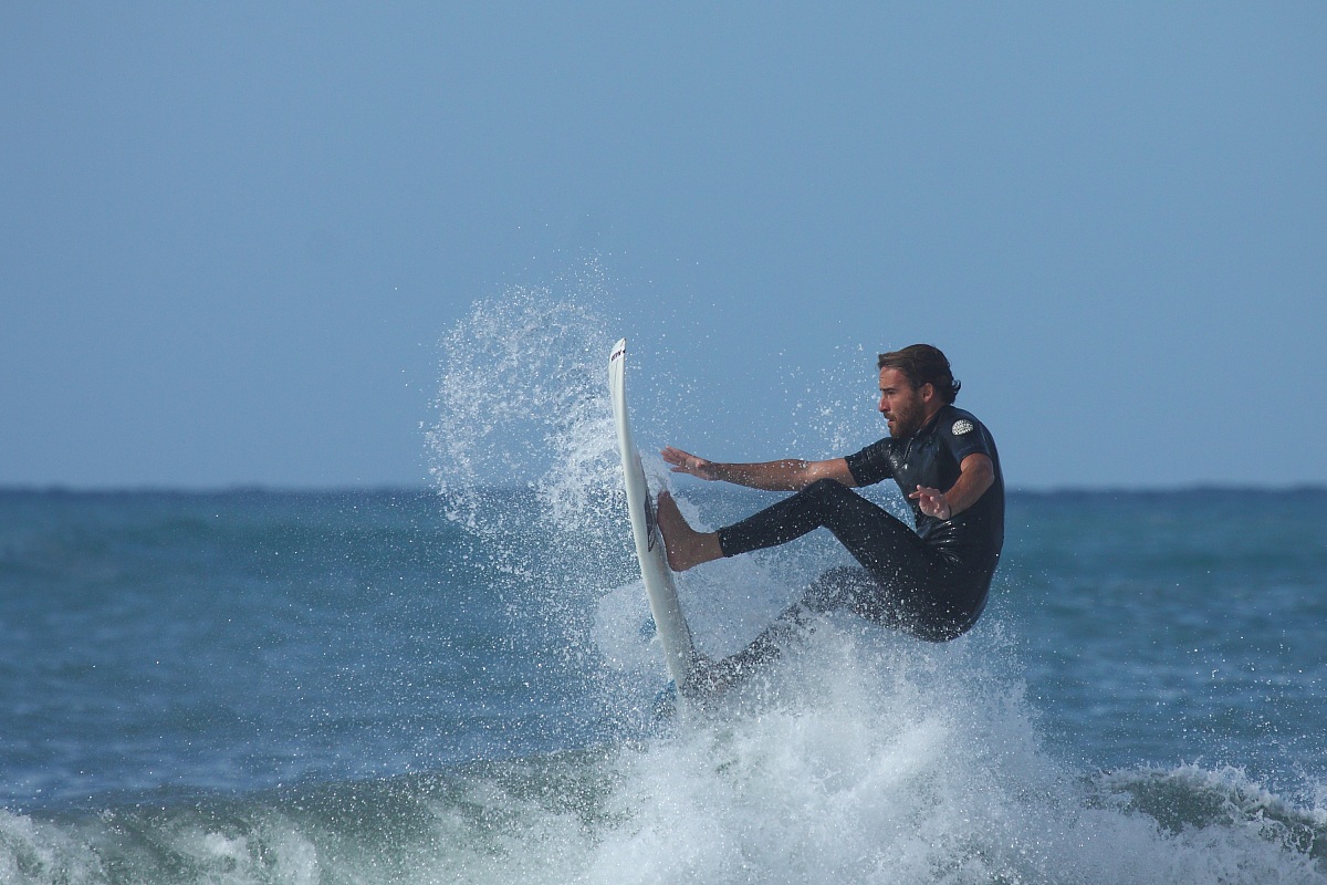 surfing in the mouth
