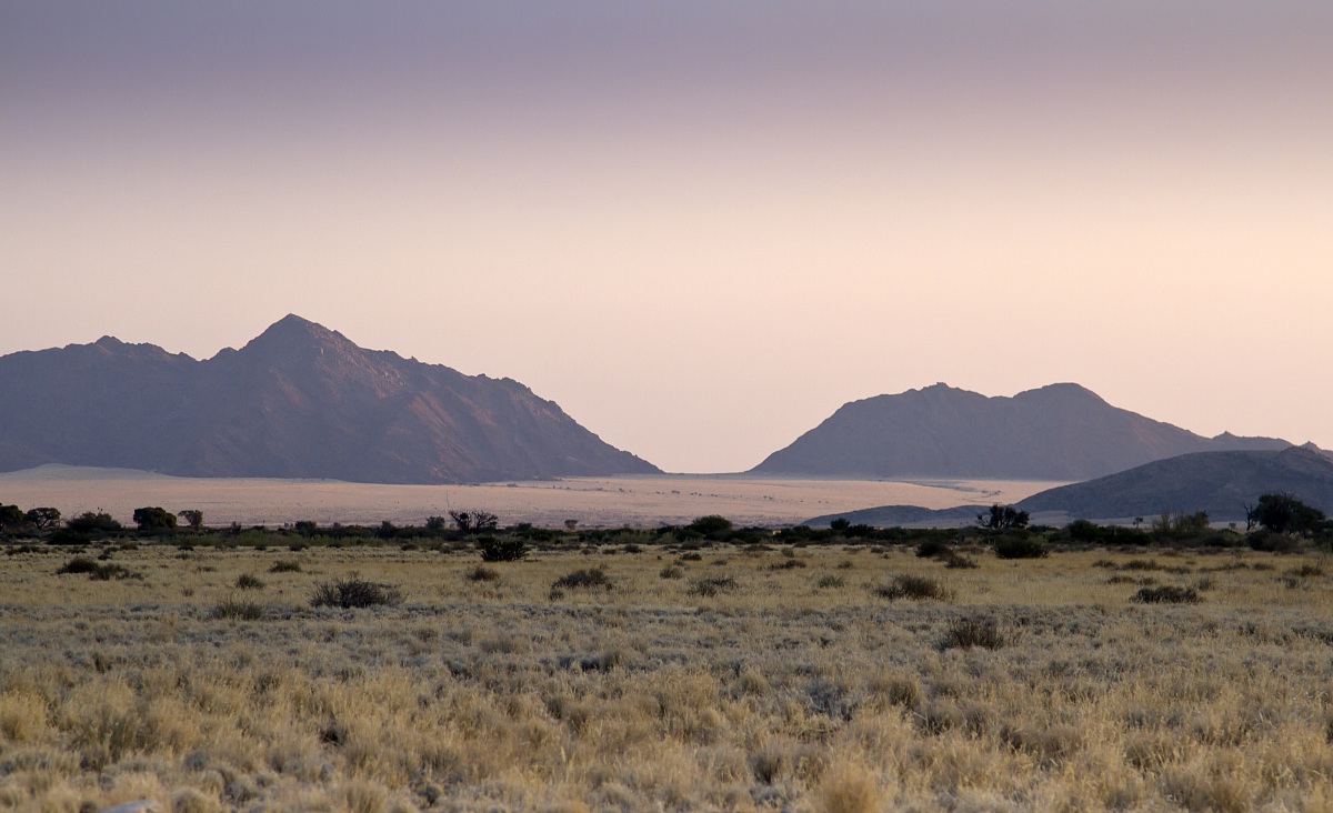 Alba sul Namib desert
